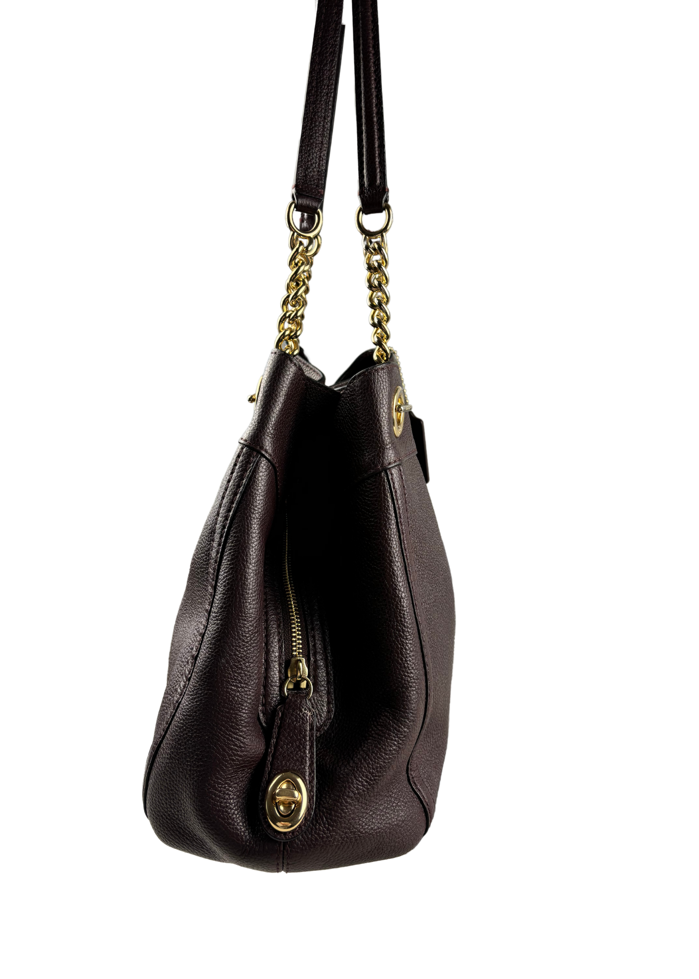 COACH (AS IS) 'Turnlock Edie' Shoulder Bag