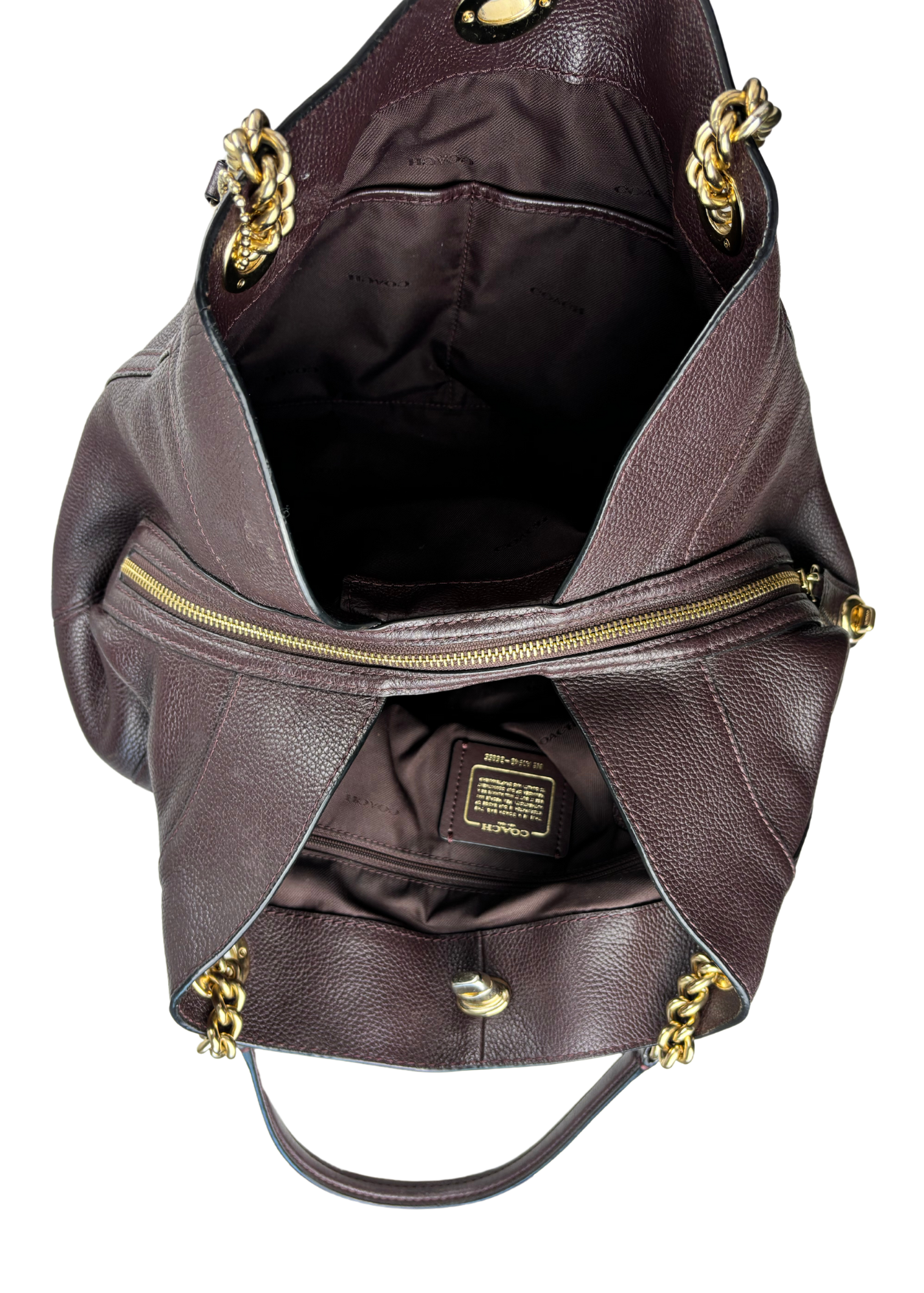 COACH (AS IS) 'Turnlock Edie' Shoulder Bag