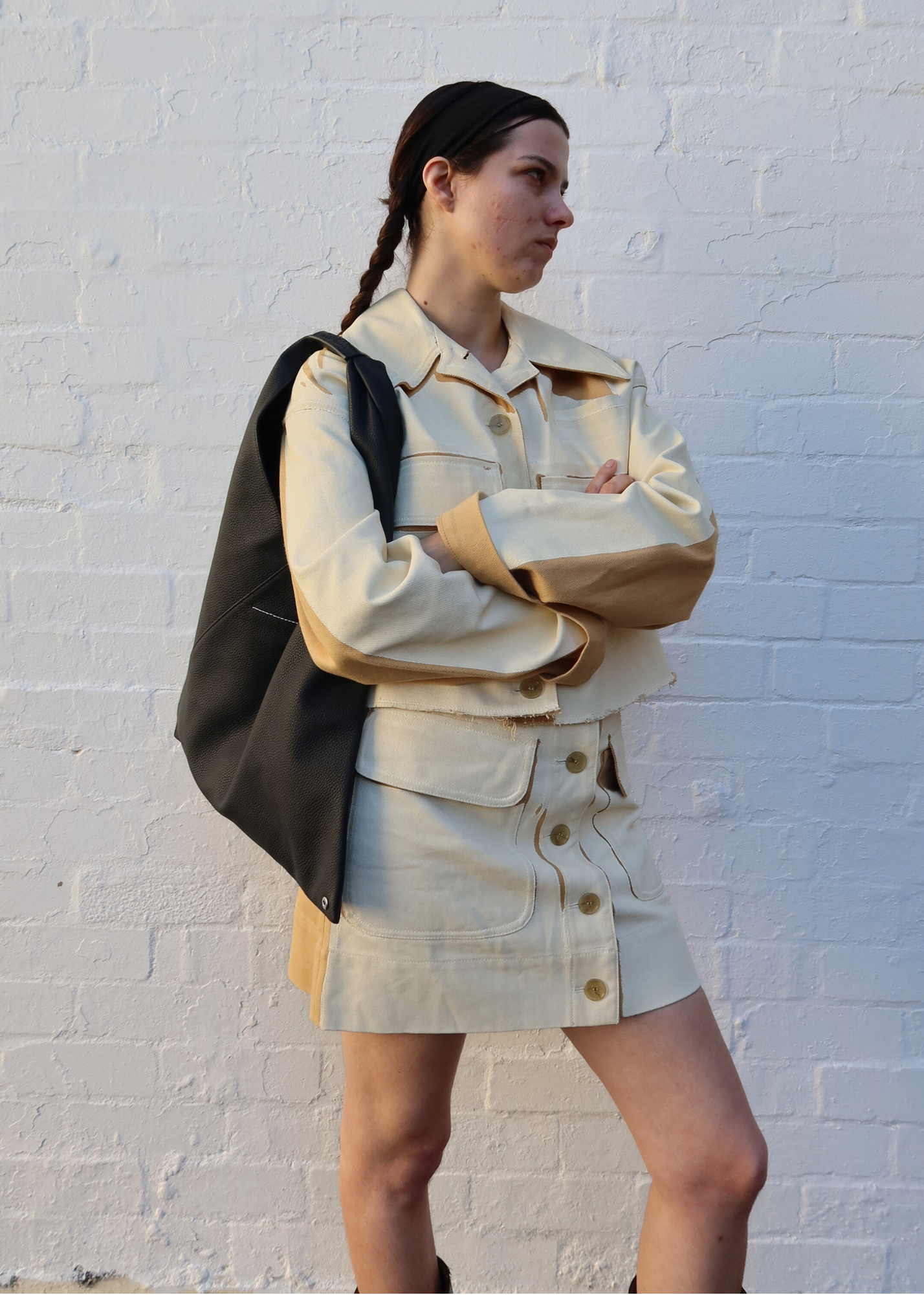 MM6 MAISON MARTIN MARGIELA 'Japanese' Leather Folded Tote