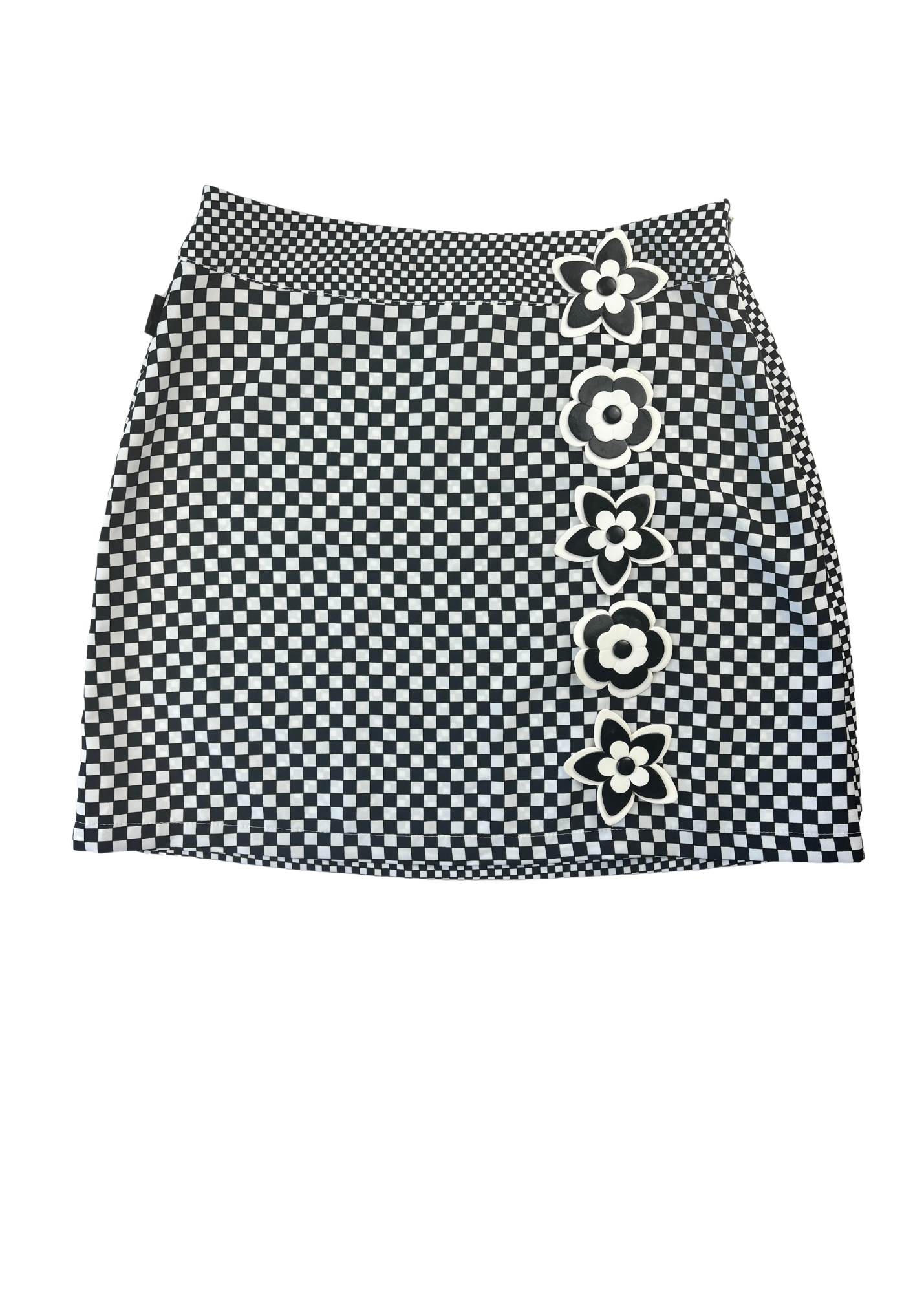 MOSCHINO JEANS Checkerboard Mini Skirt