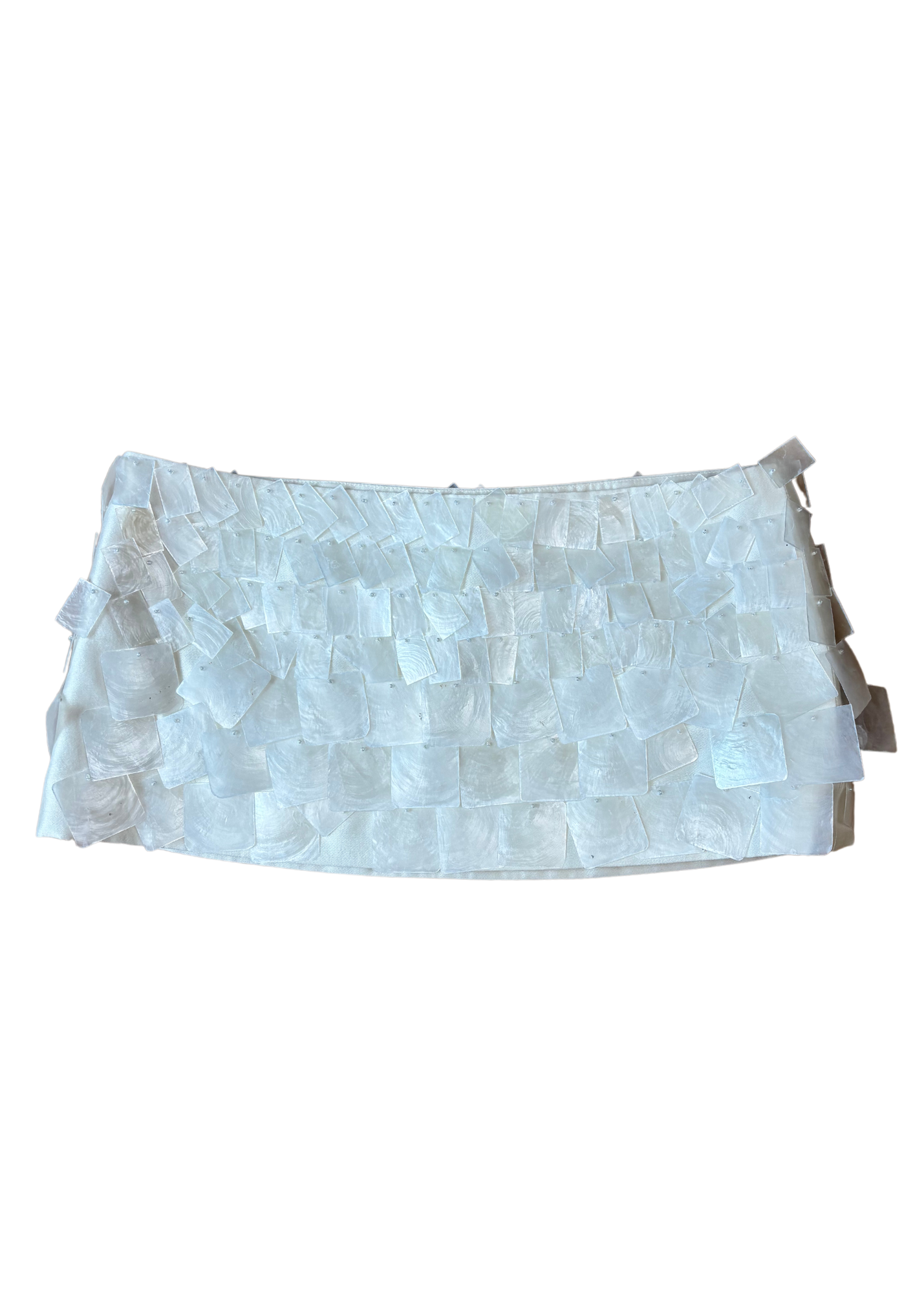 Fanci Club Seashell Embellished Mini Skirt