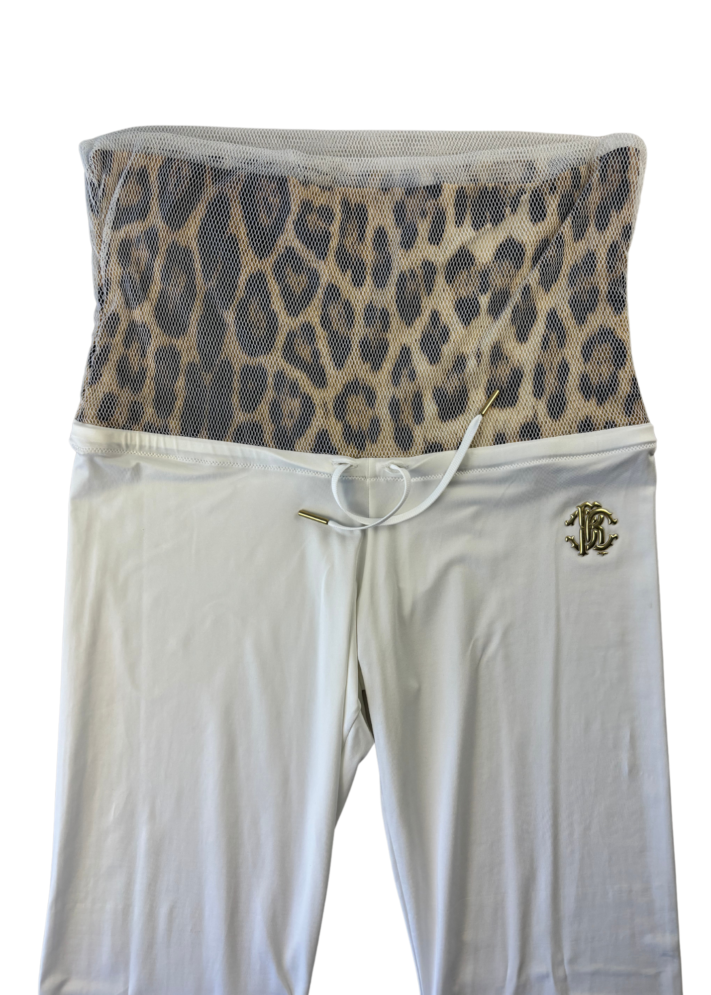 ROBERTO CAVALLI GYM Leopard Print Flare Pants