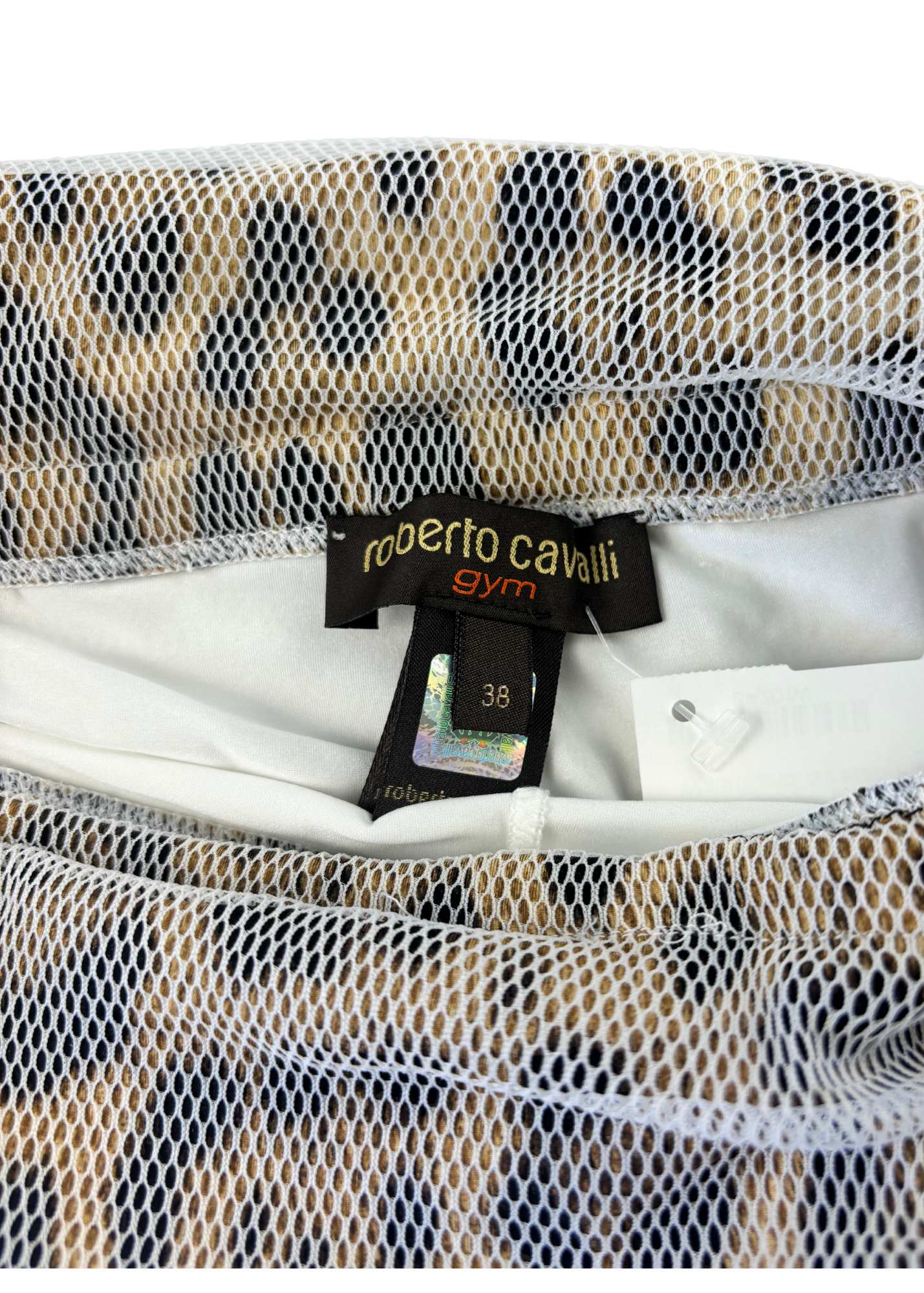 ROBERTO CAVALLI GYM Leopard Print Flare Pants