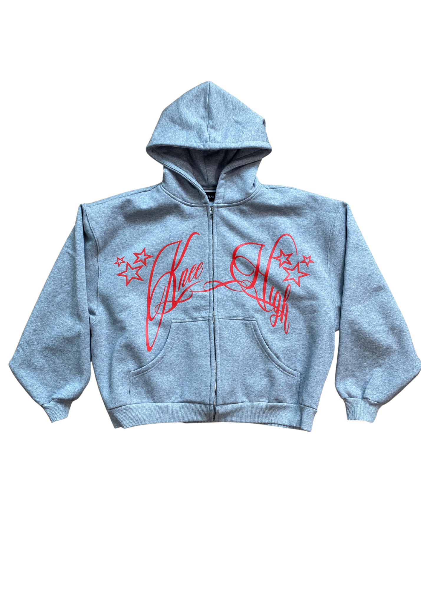 NIIHAI 'Stardom' Grey Marle Hoodie Zip Up