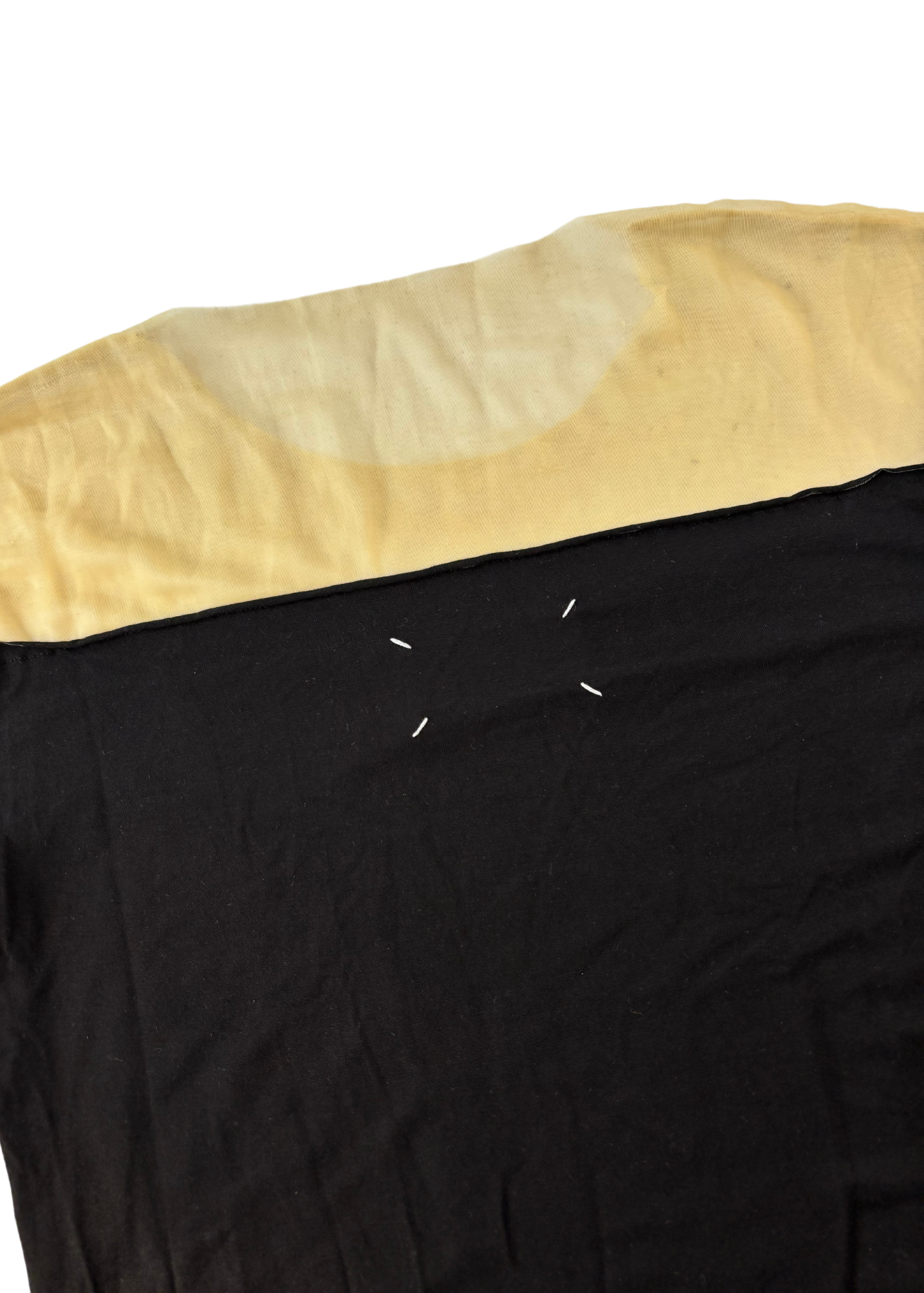 MAISON MARGIELA 2007 Black + Nude Mesh Long Sleeve