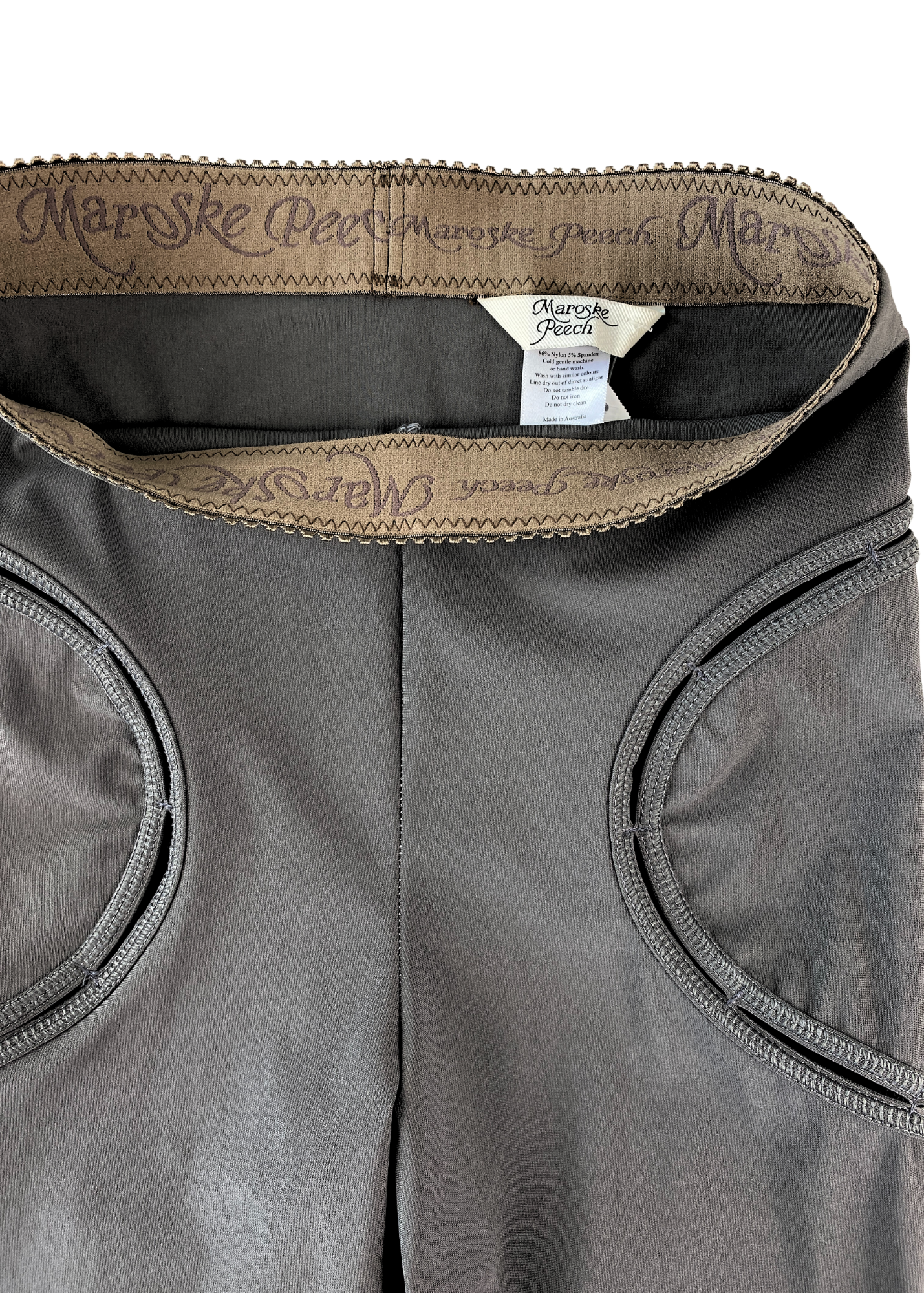 MAROSKE PEECH Grey Bike Cut Out Short