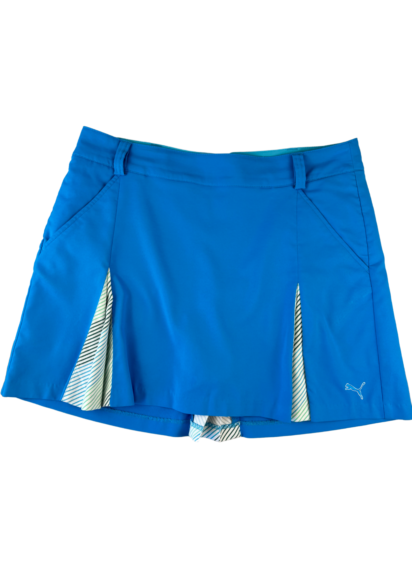 PUMA VINTAGE Blue Tennis Mini Skirt