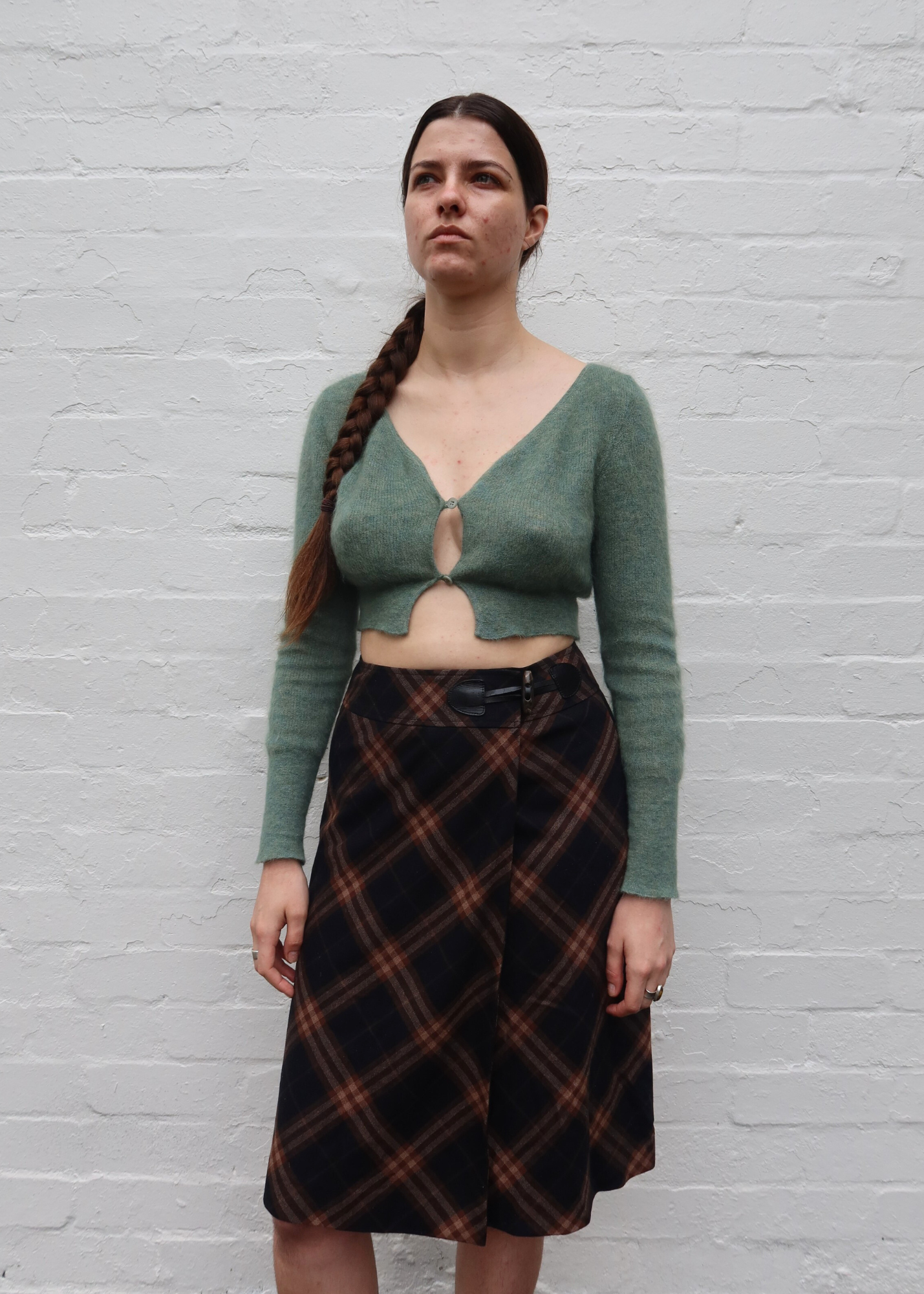 JACQUEMUS (AS IS) 'Alzou' Mohair Blend Crop Cardi