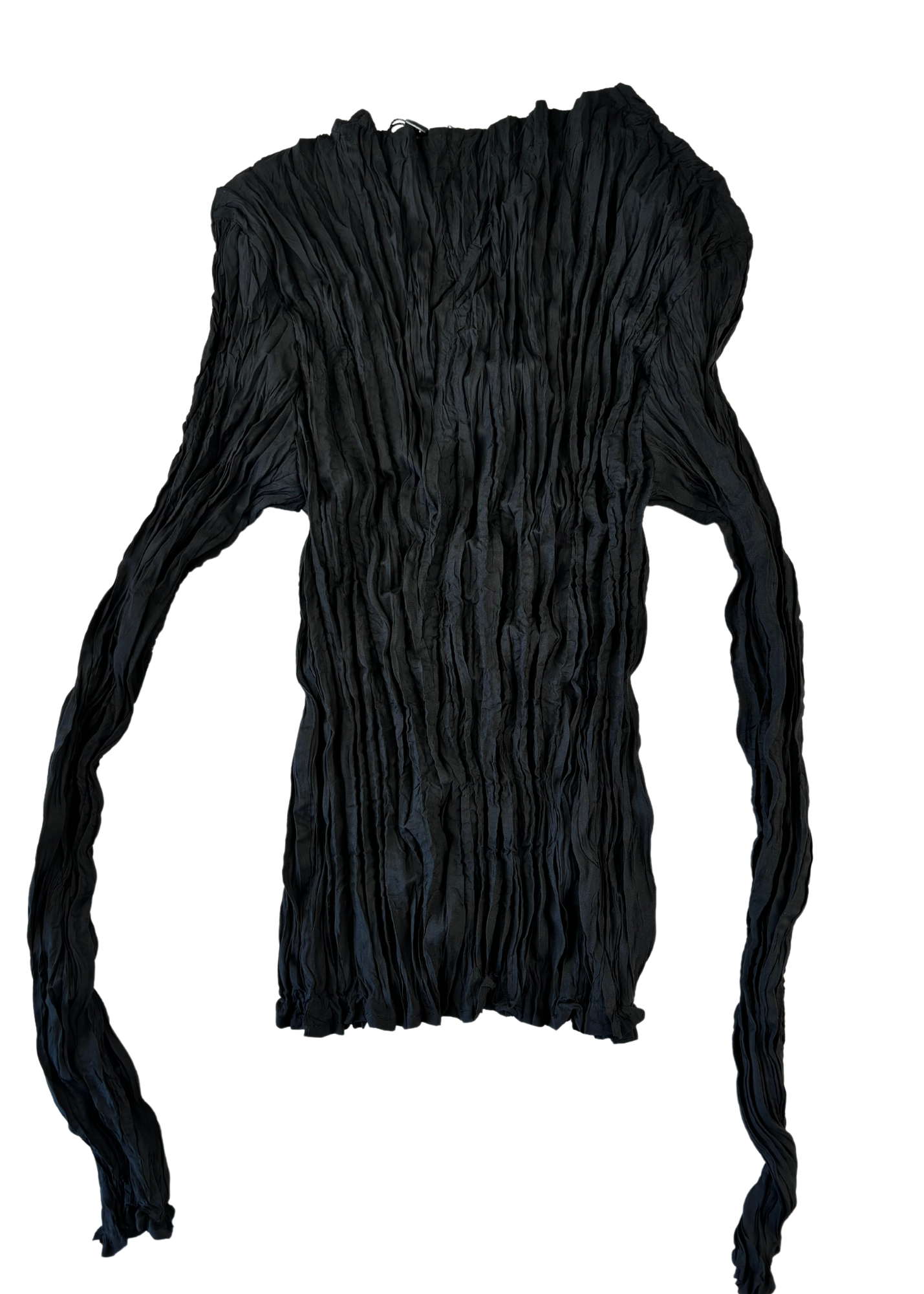 ALPHA60 (BNWT) Black 'Tanner' Pleat Cardigan