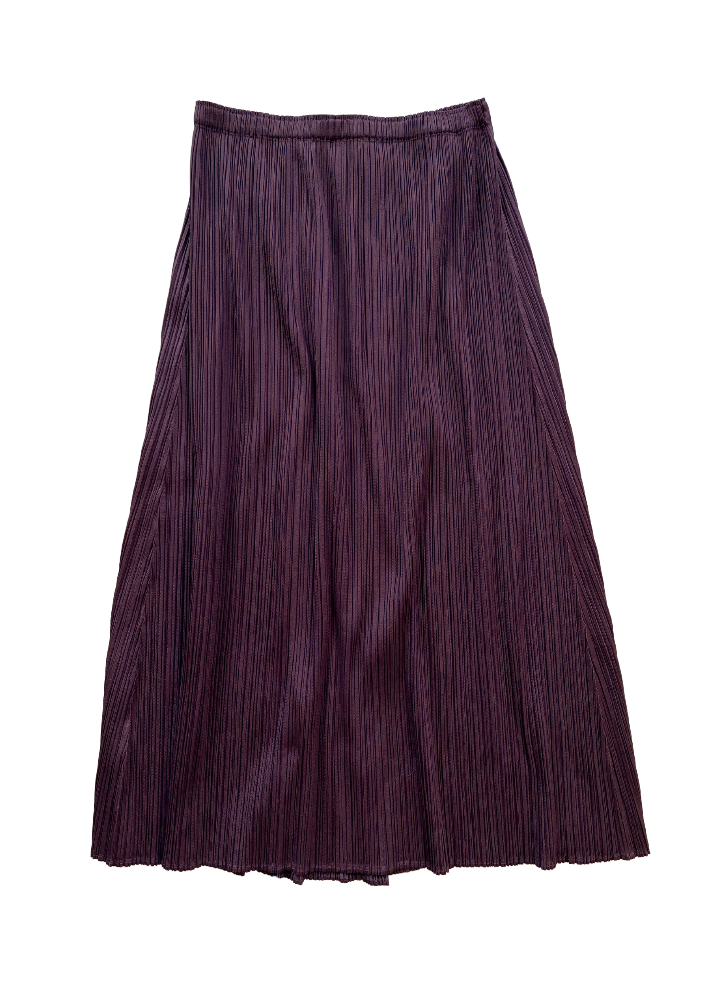 ISSEY MIYAKE PLEATS PLEASE Brown Pleated Midi
