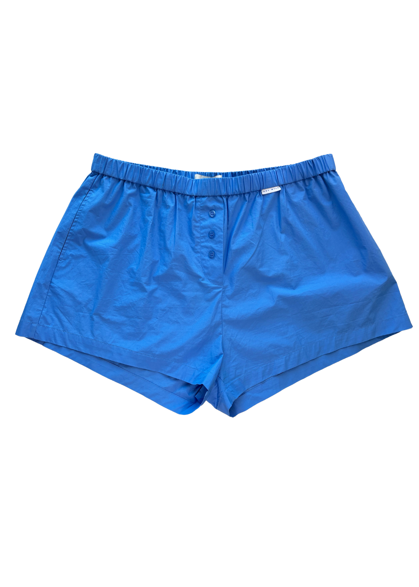ONE MILE (BNWT) Blue Cotton Boxer Shorts
