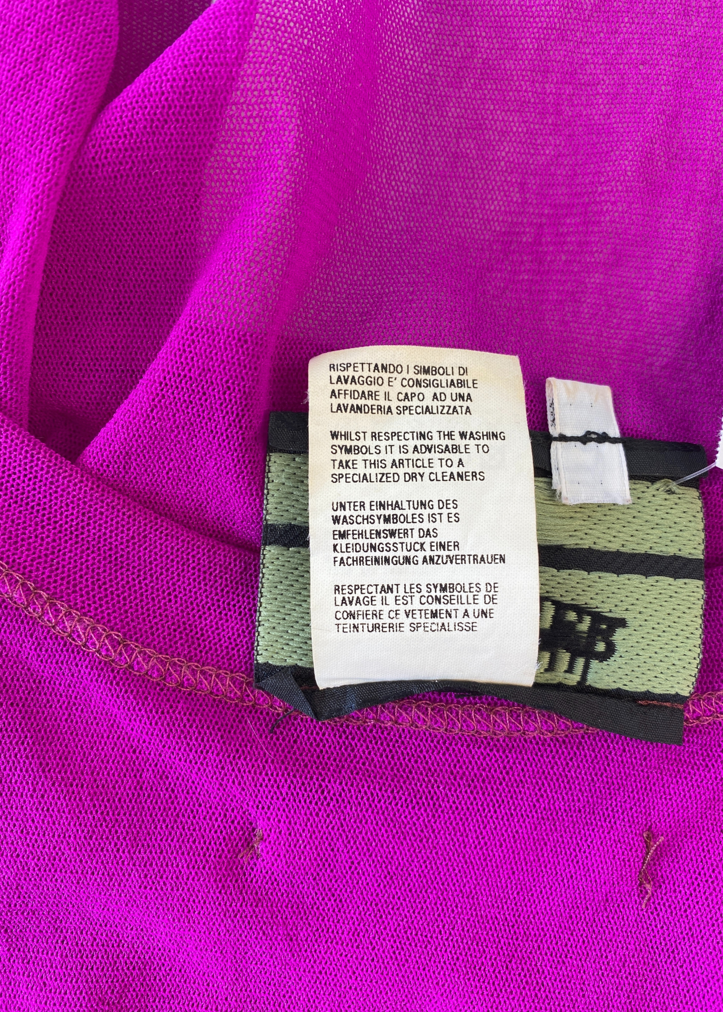 JEAN PAUL GAULTIER MAILLE FEMME (AS IS) Purple Mesh Camisole