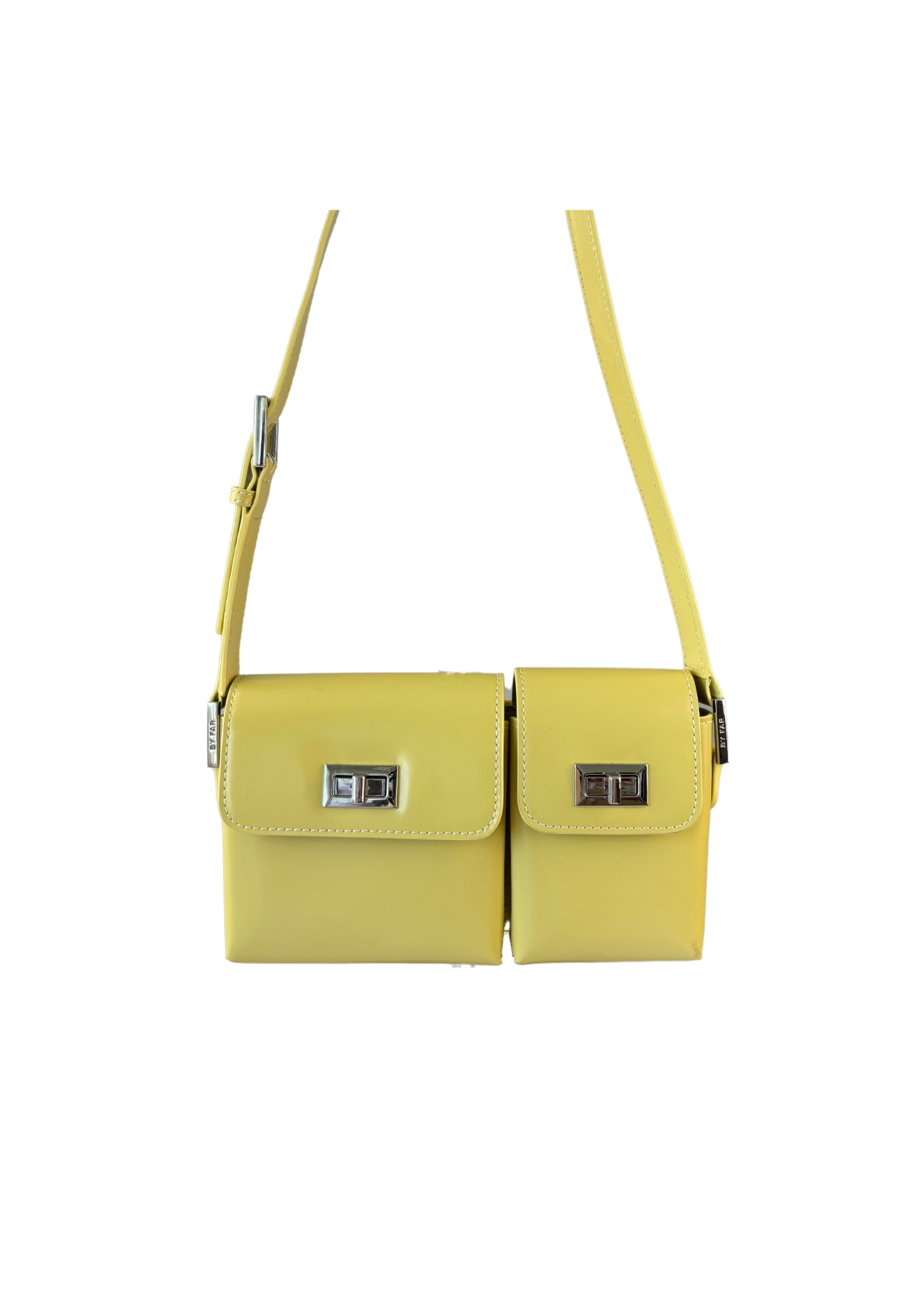 BY FAR 'Billy' Yellow Shoulder Bag