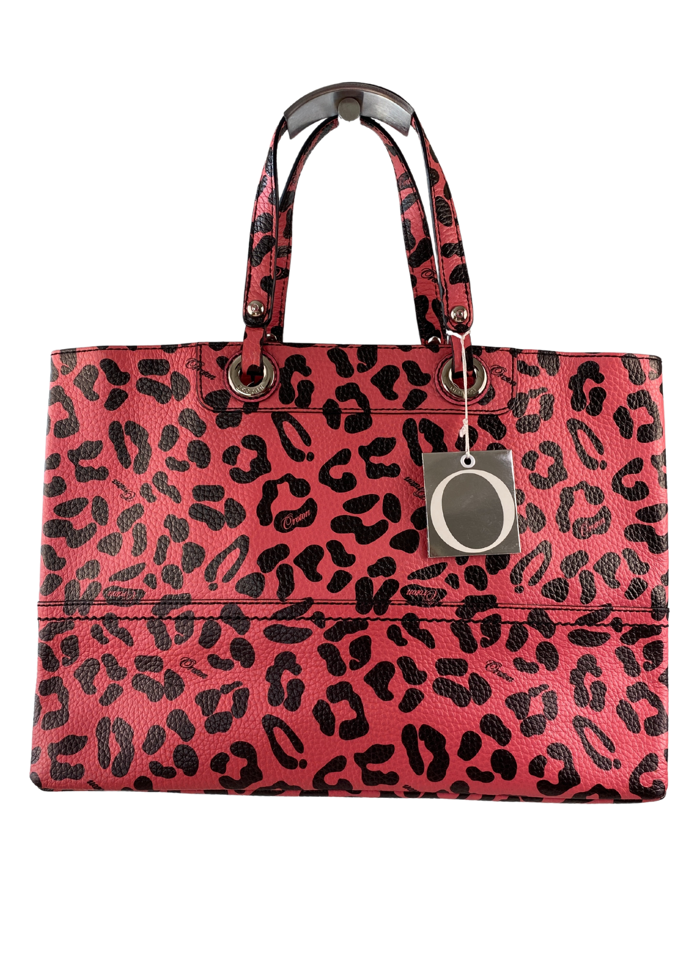 OROTON (BNWT) 'Entourage' Leather Animal Print Tote