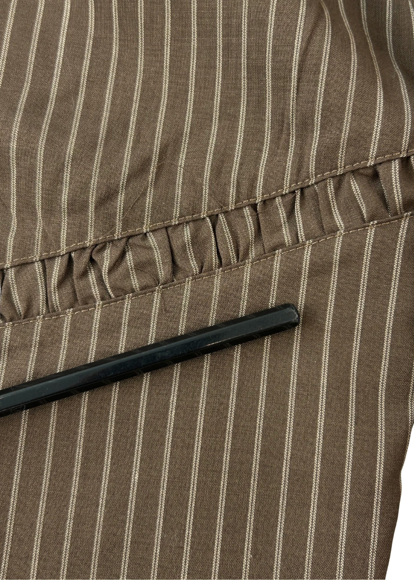 DEIJI STUDIOS (BNWT) Sable Stripe 'Channel Pant'