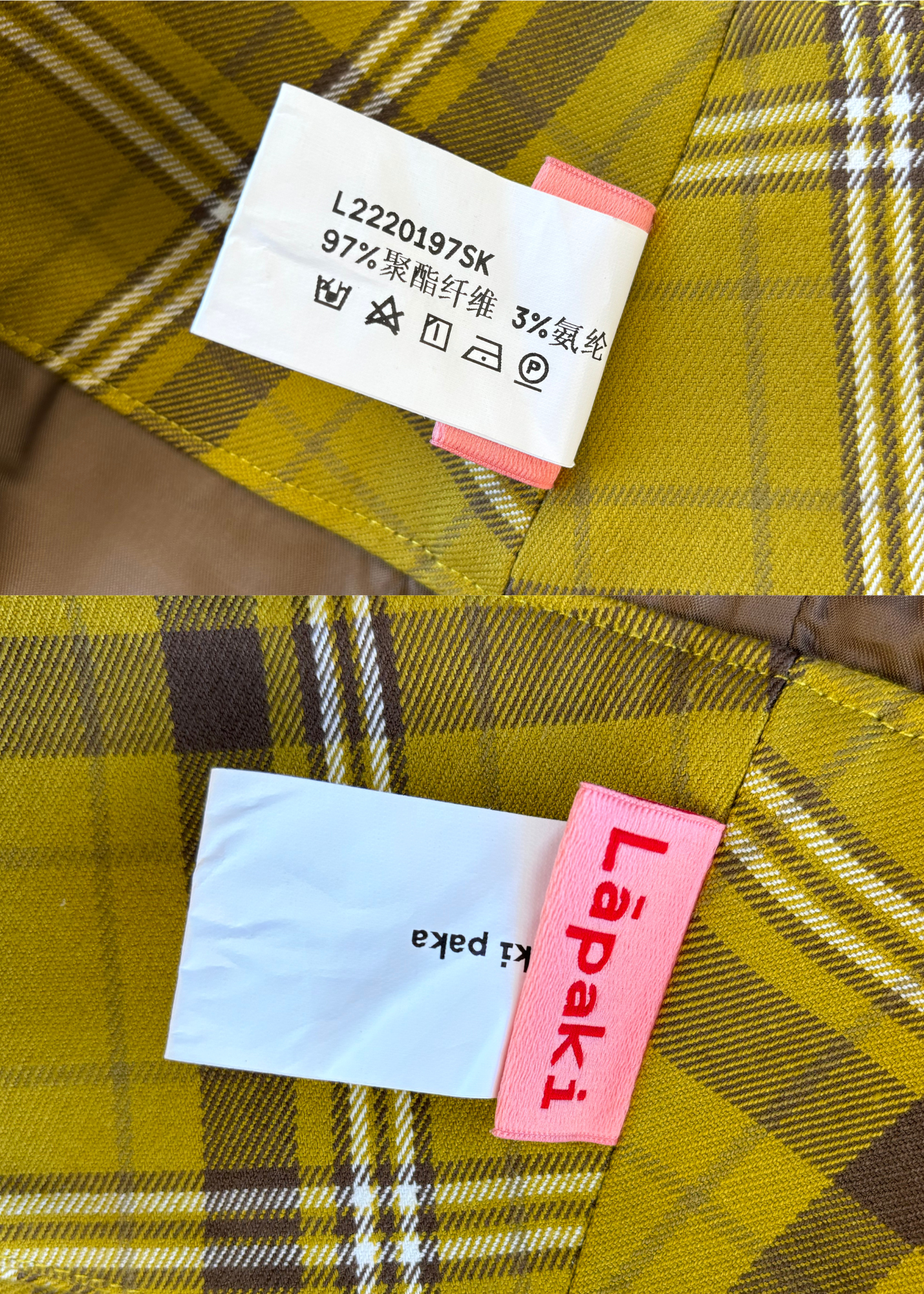 LAPAKI PAKA Pleated Mini Skirt