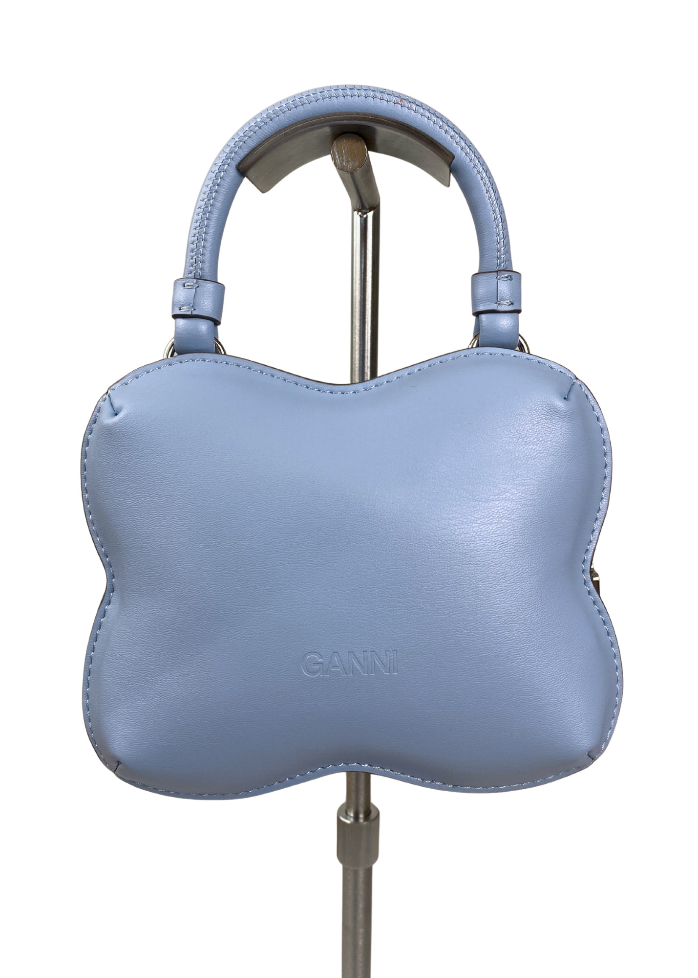 GANNI 'Egret Butterfly' Top Handle + Crossbody Bag