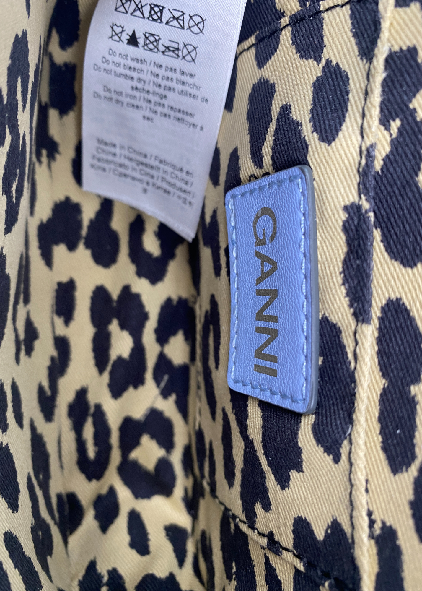 GANNI 'Egret Butterfly' Top Handle + Crossbody Bag