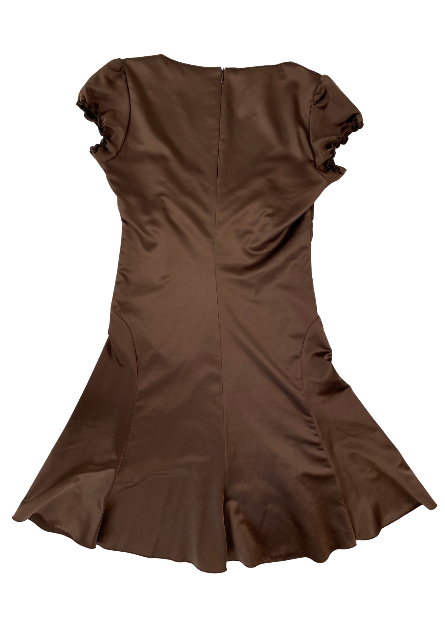 SISLEY (AS IS) Satin Babydoll Mini Dress