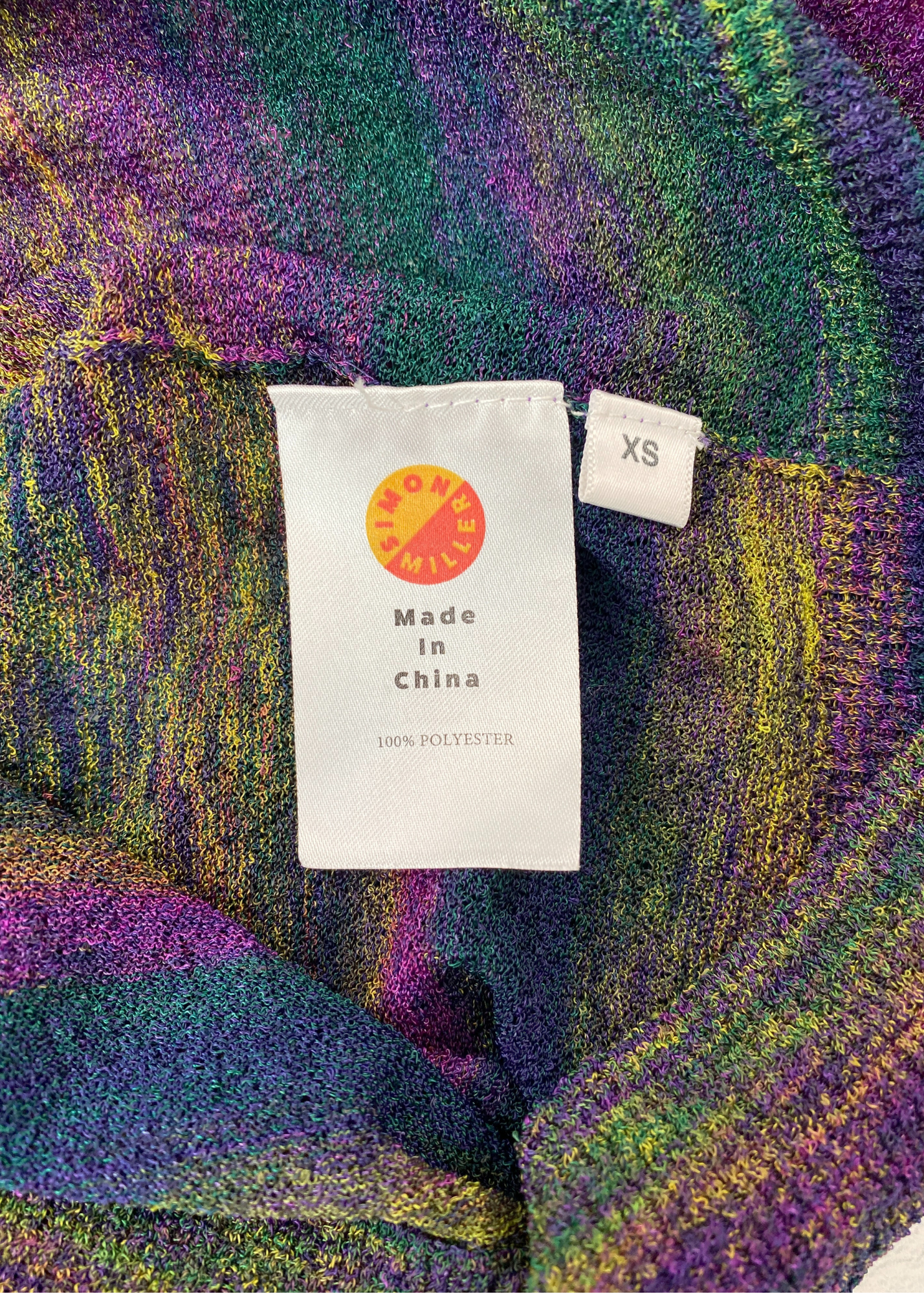 SIMON MILLER Gradient Knit Cropped Top