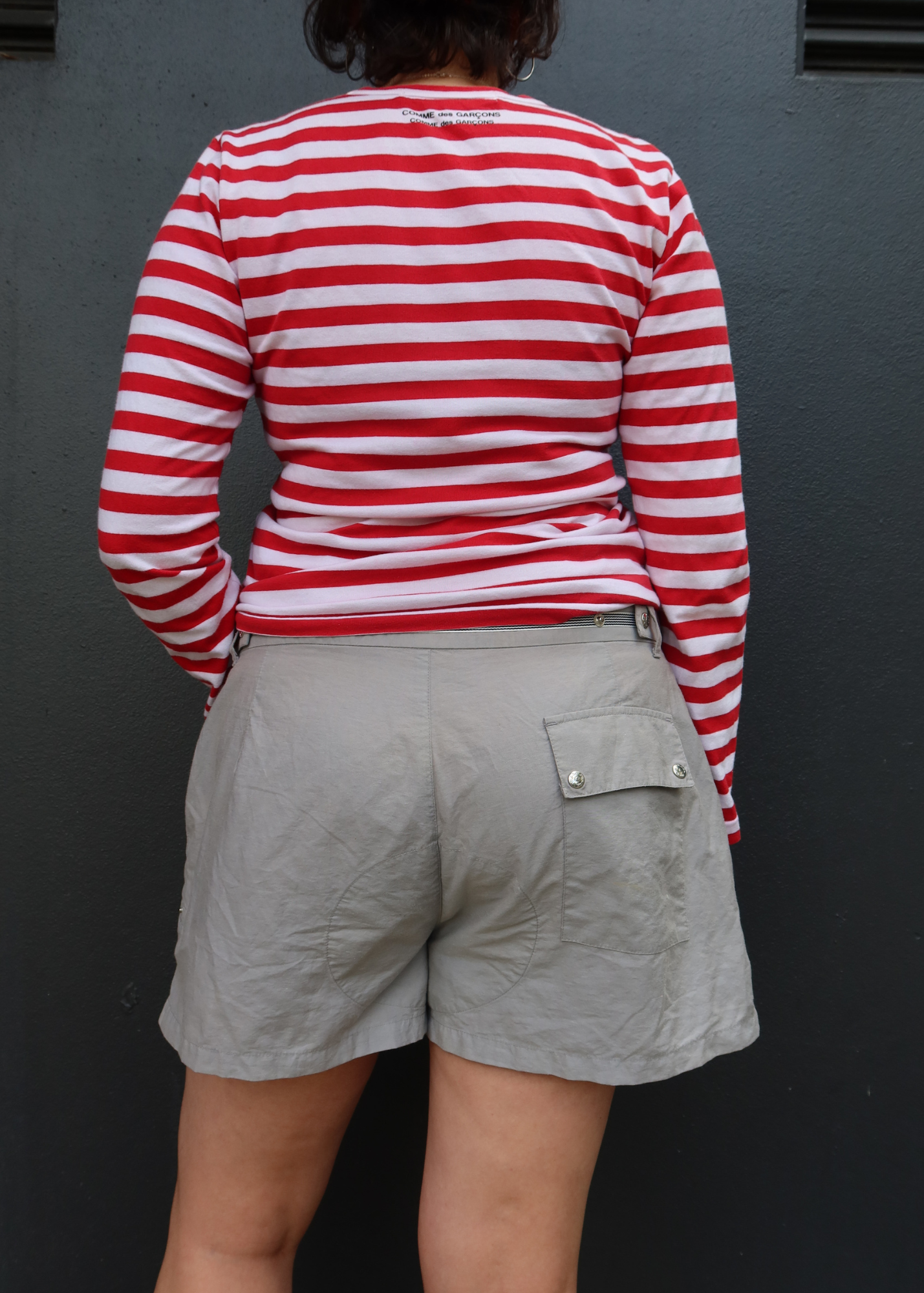 PRADA (AS IS) Taupe Adjustable Mini Short