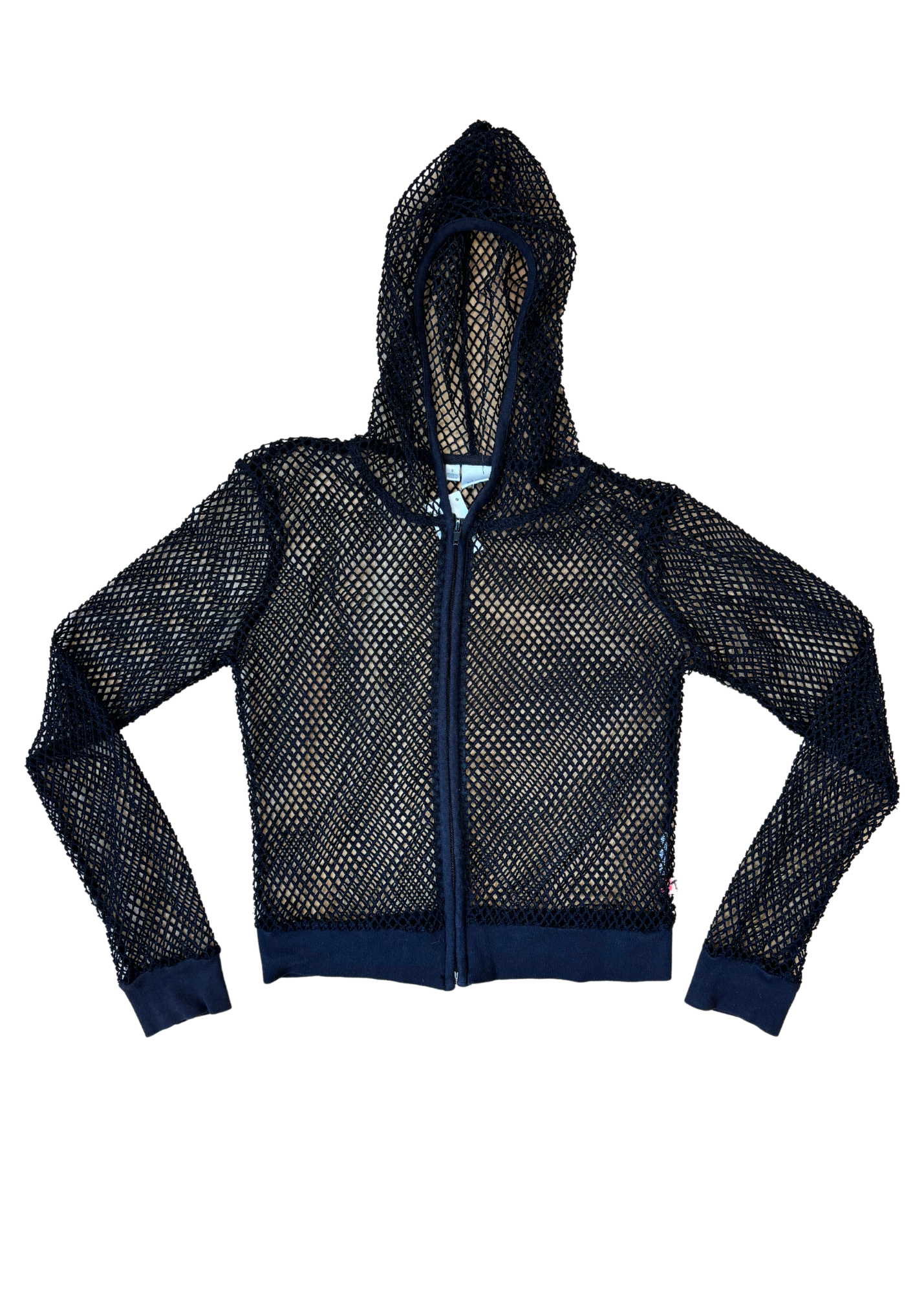 JAG VINTAGE Fishnet Zip Up Hoodie