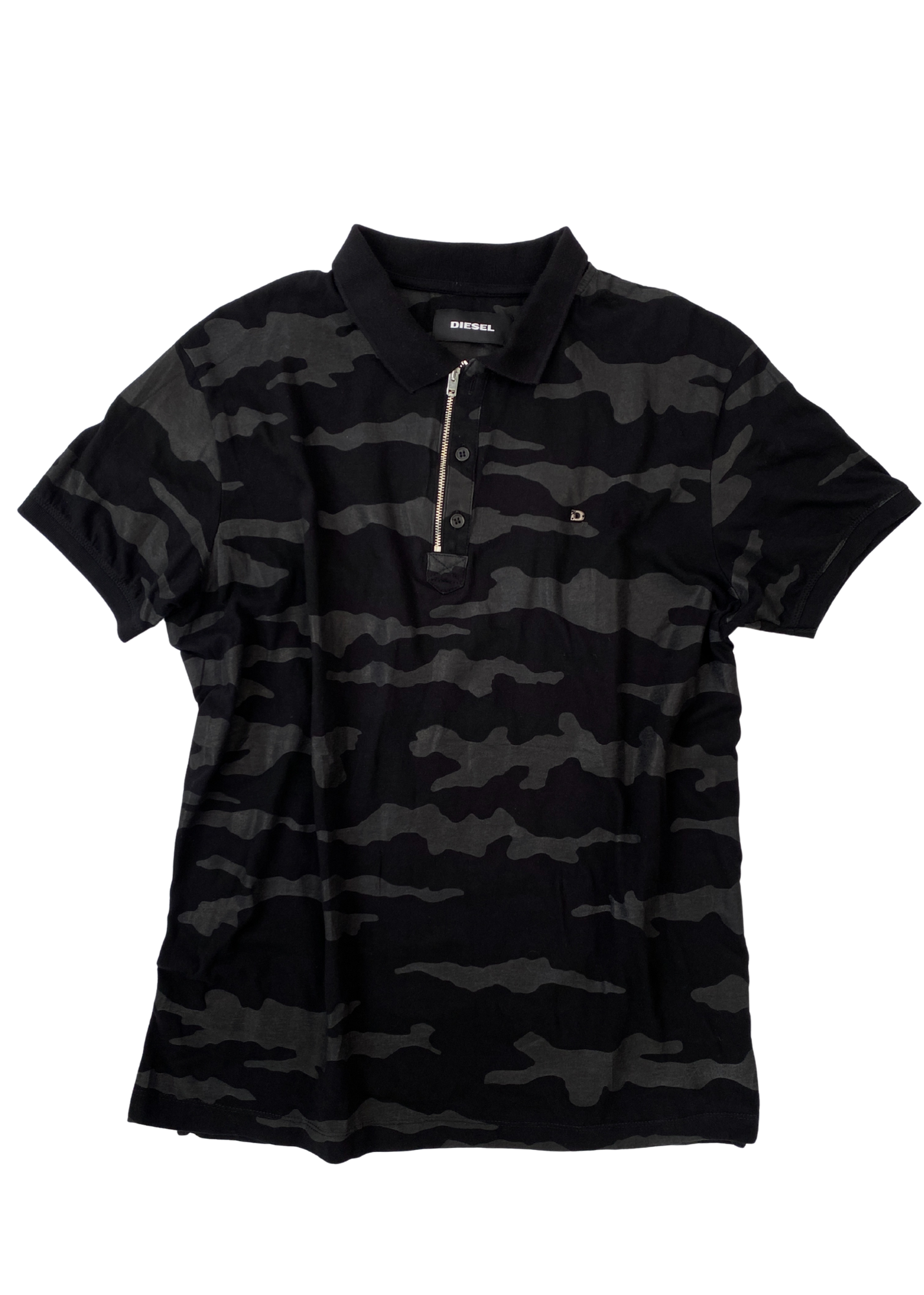 DIESEL Camo Print Polo Shirt
