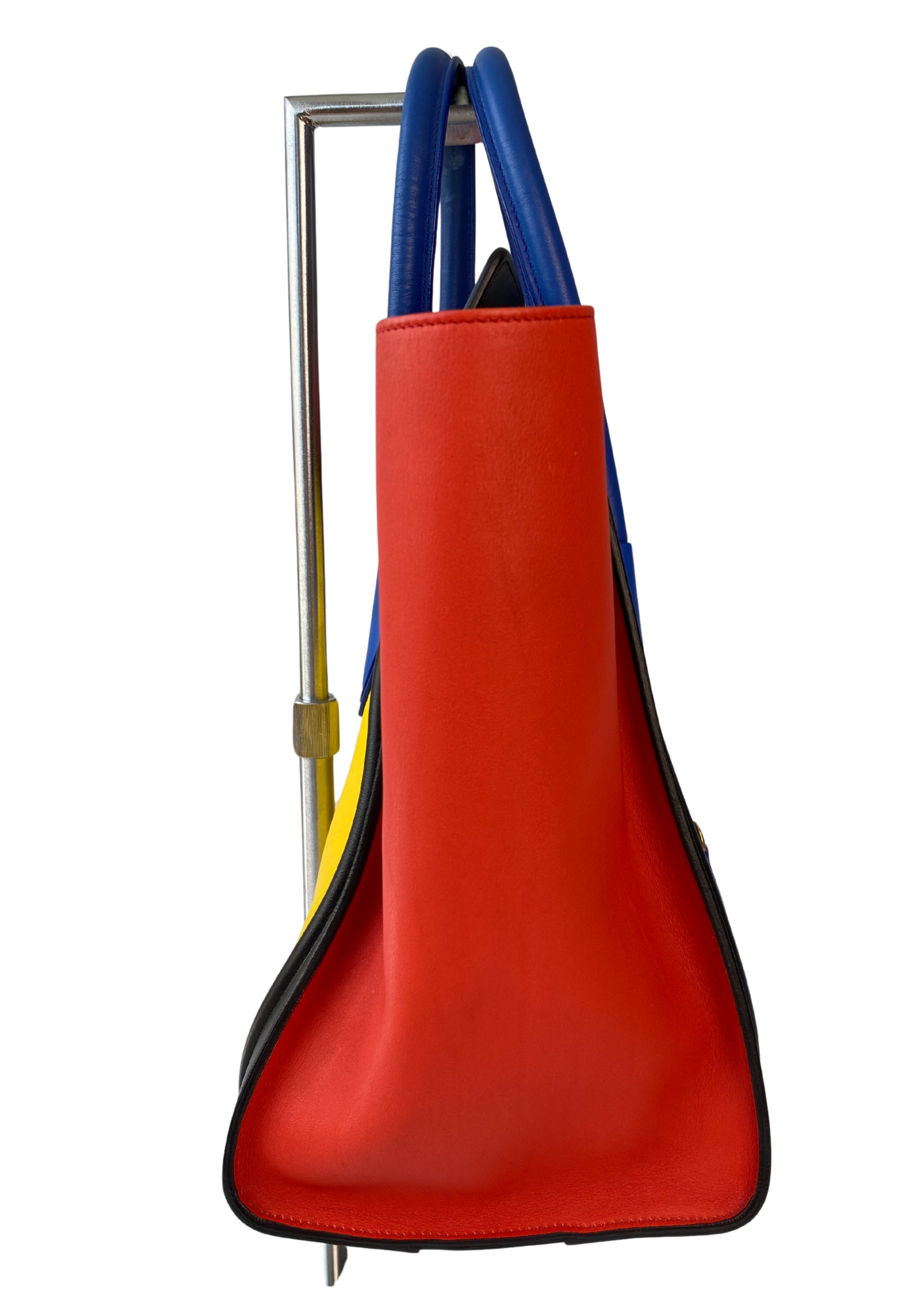 CELINE (AS IS) SS14 Primary Leather Luggage Tote Bag