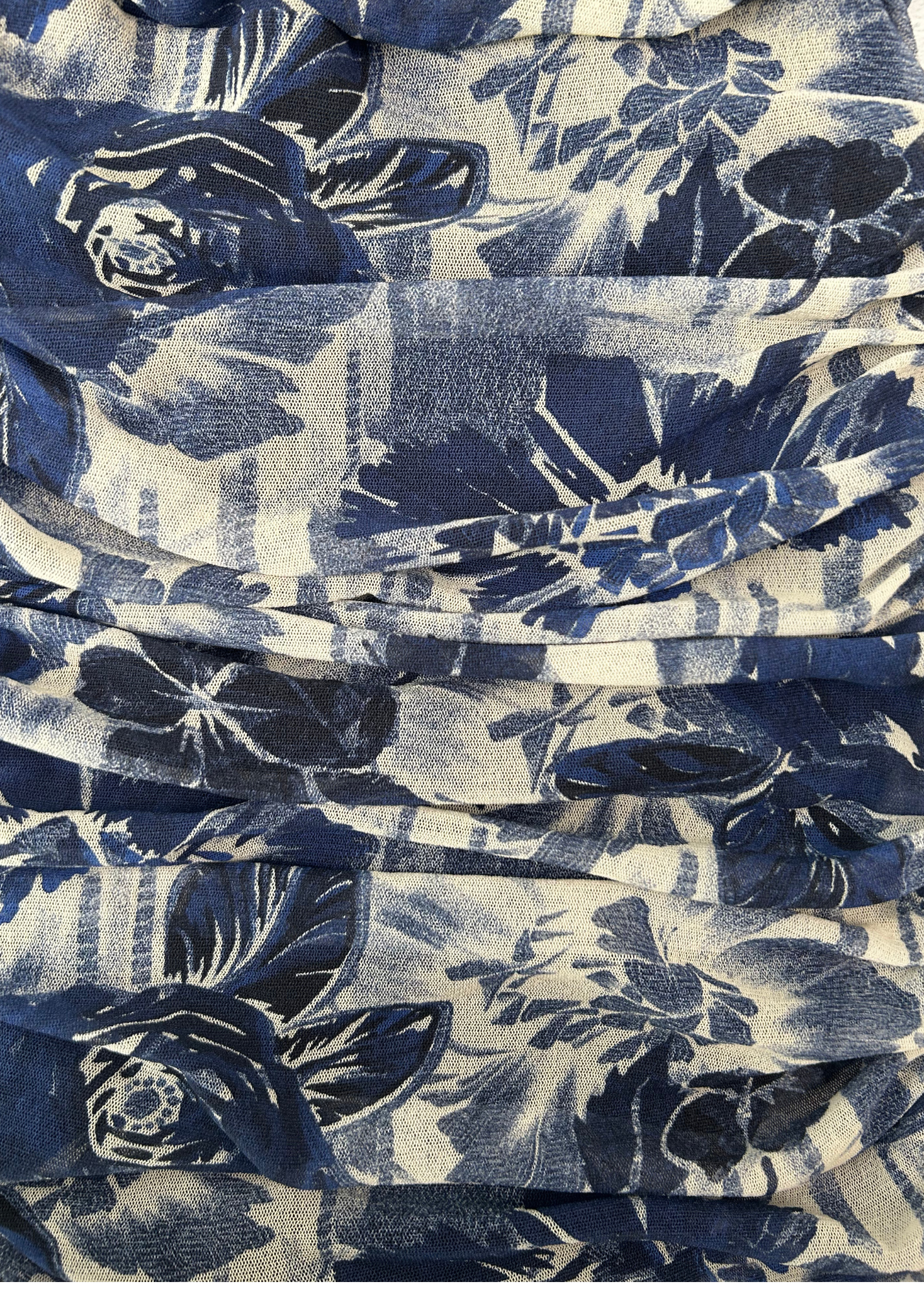 JEAN PAUL GAULTIER 2000's Floral Mesh Mini Dress