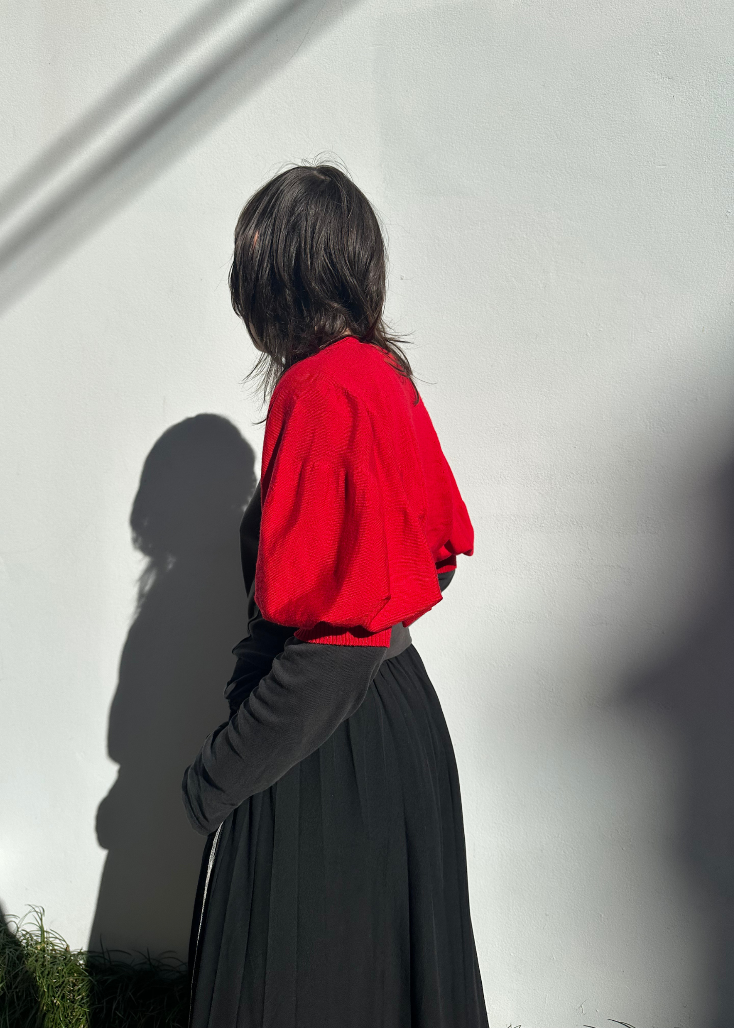 JUNYA WATANABE COMME DES GARCONS Wool Puff Sleeve Bolero