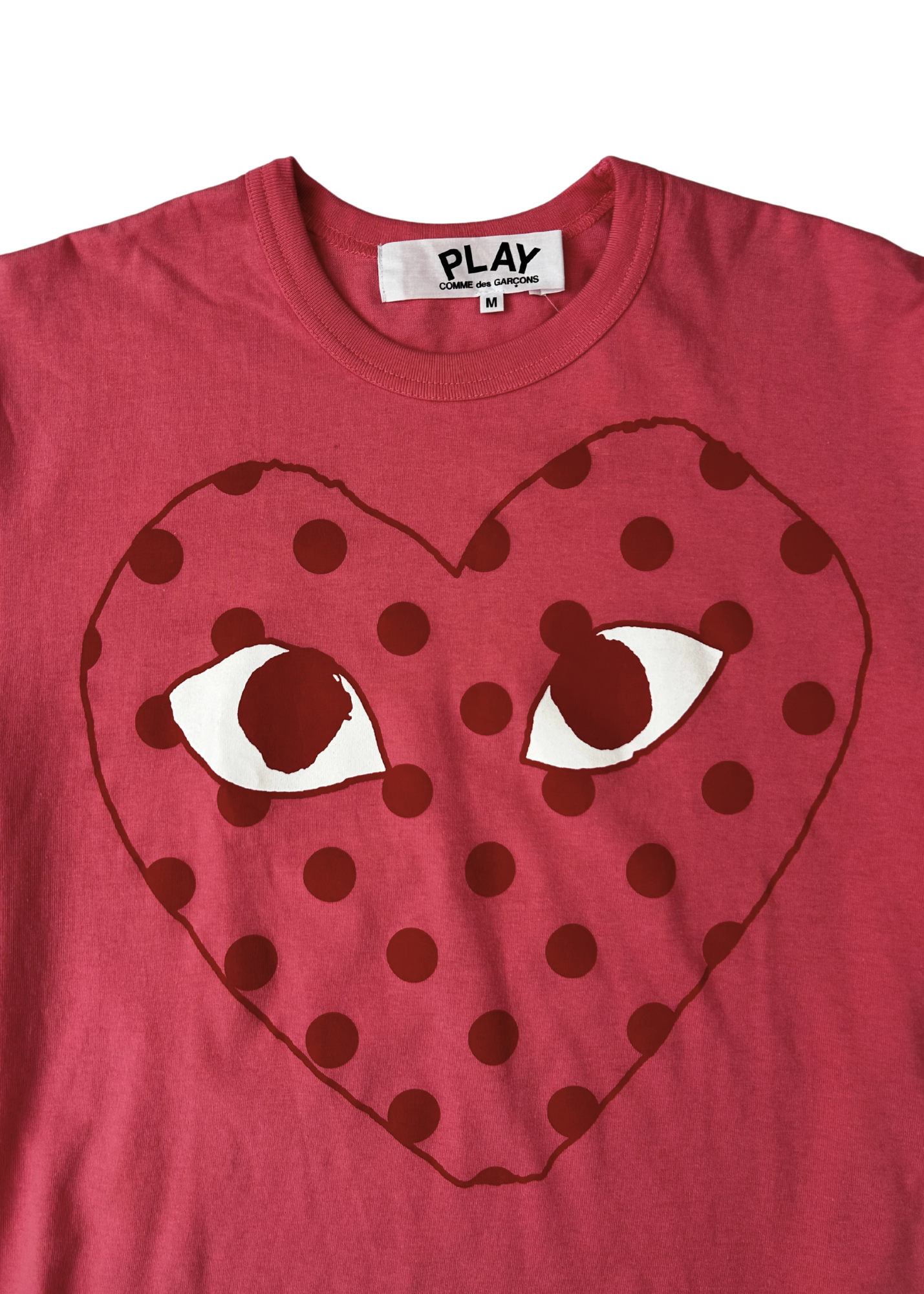 COMME DES GARCONS PLAY Spotty Heart Print T-Shirt