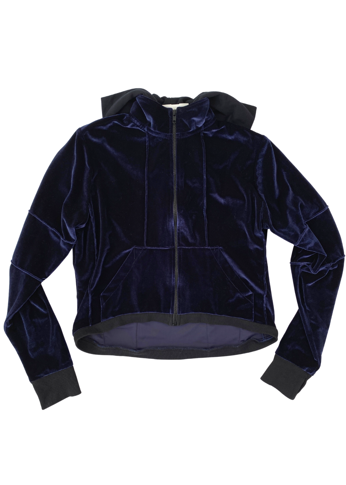 KARLALAIDLAW Velour 'Spider' Zip Up Hoodie