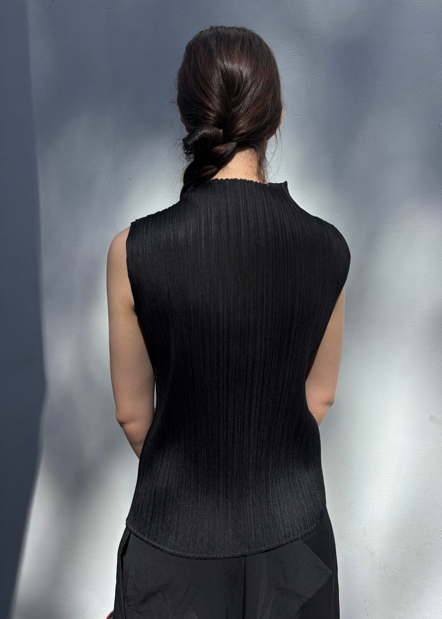 ISSEY MIYAKE PLEATS PLEASE Mock Neck Tank