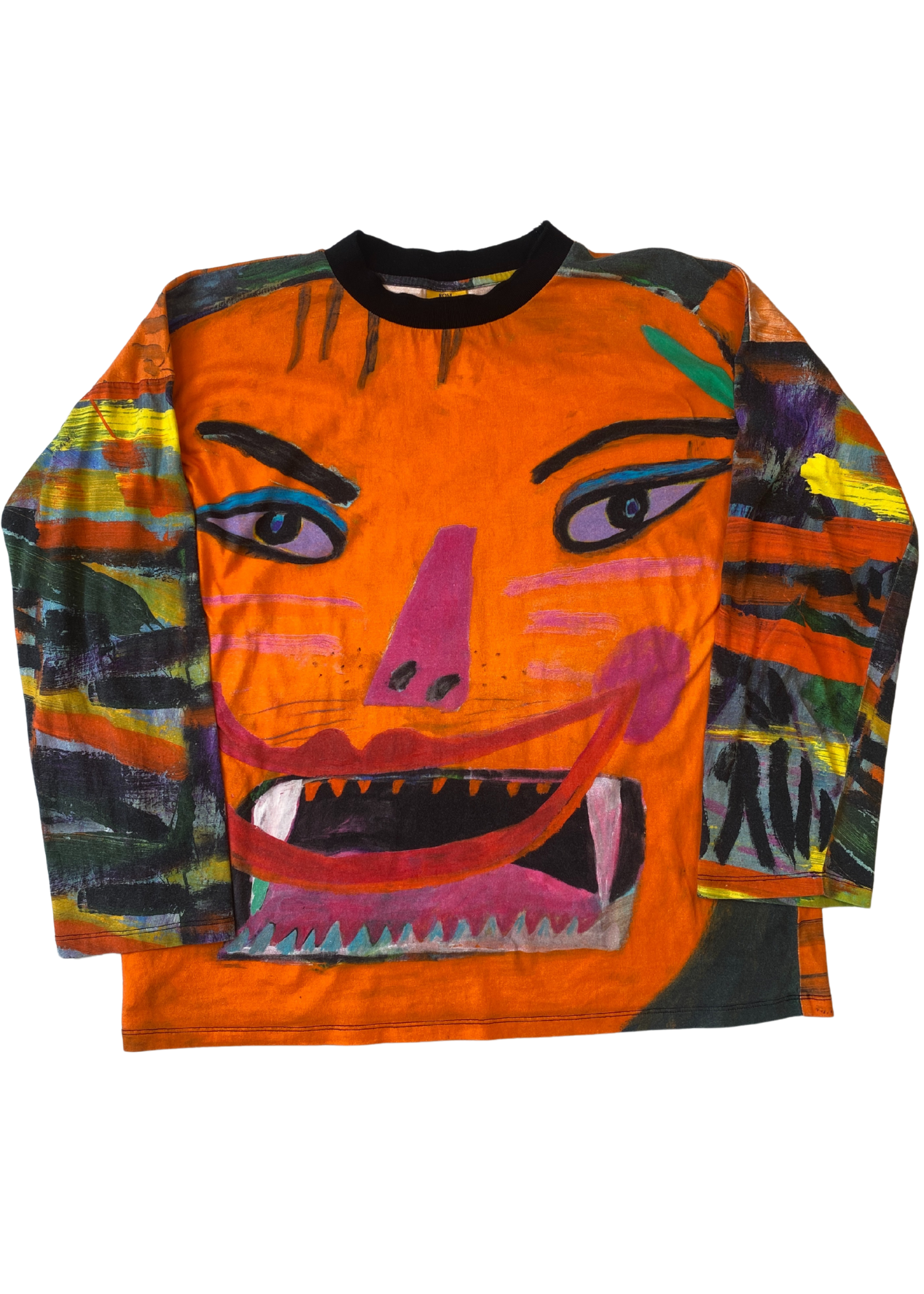 ROMANCE WAS BORN X KEN DONE Face Painting Print Long Sleeve