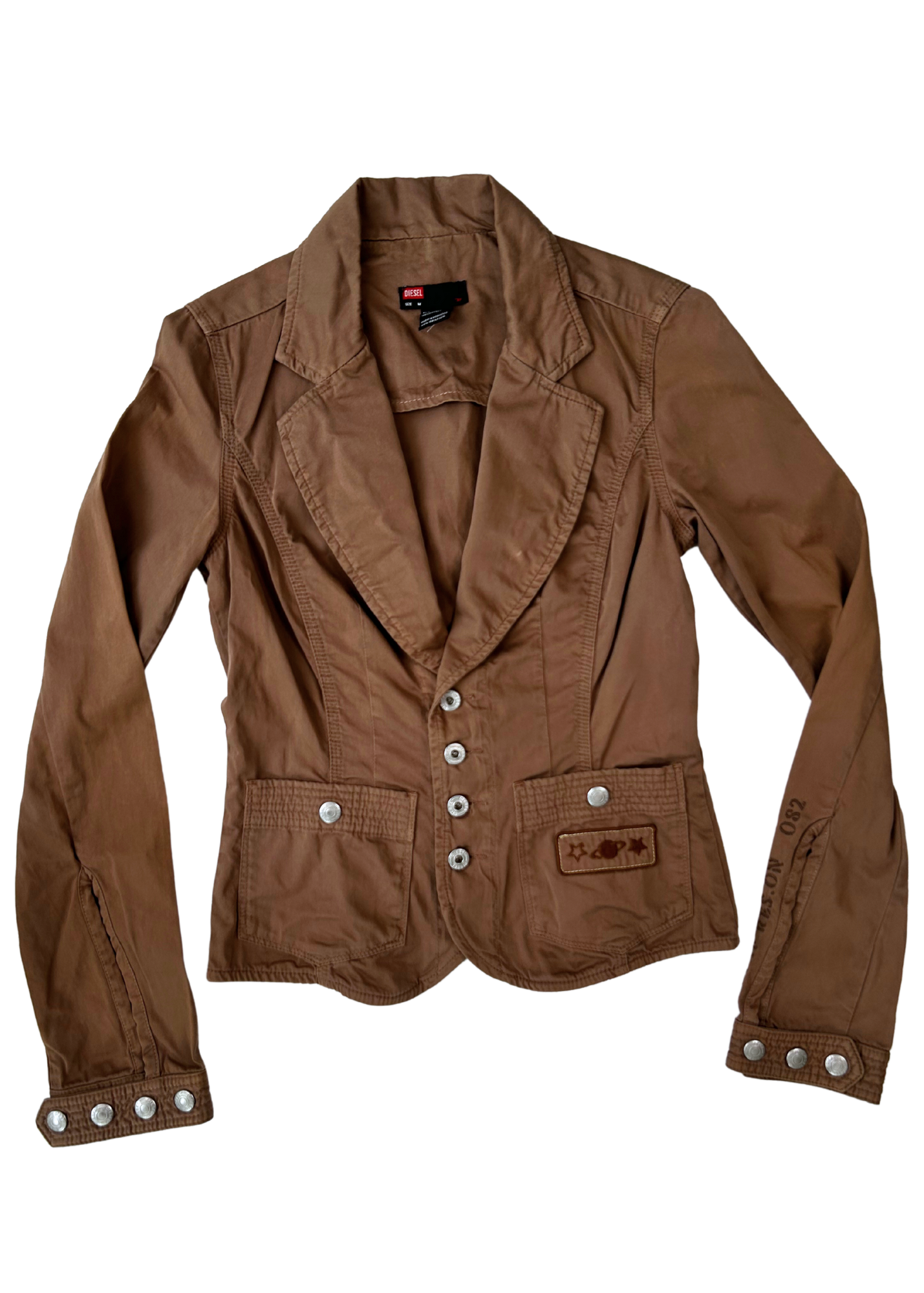 VINTAGE DIESEL (AS IS) Fitted Front Pockets Blazer