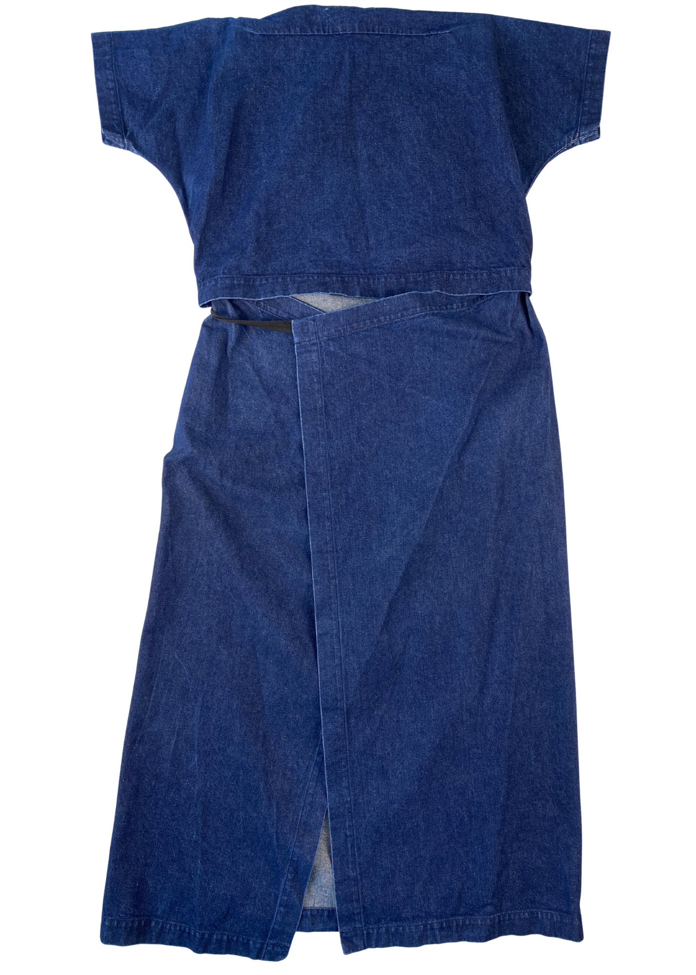 COMME DES GARCONS TRICOT (AS IS) Denim Apron Dress