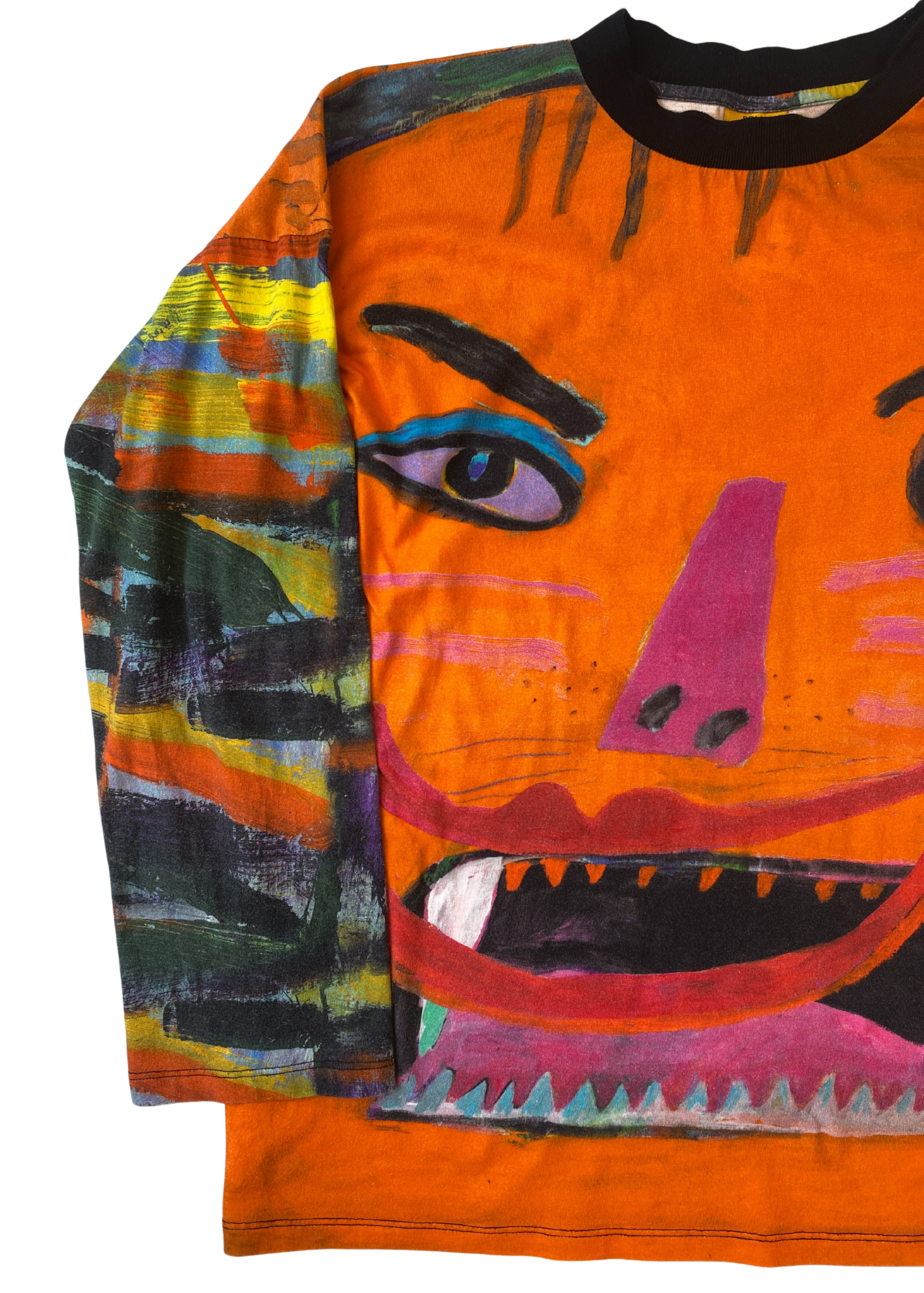 ROMANCE WAS BORN X KEN DONE Face Painting Print Long Sleeve