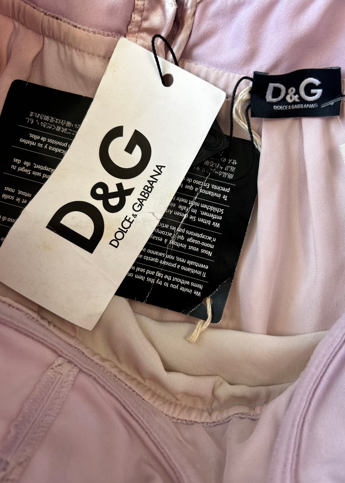 D&G (AS IS) Deadstock Silk Umbrella Print Babydoll Mini Dress