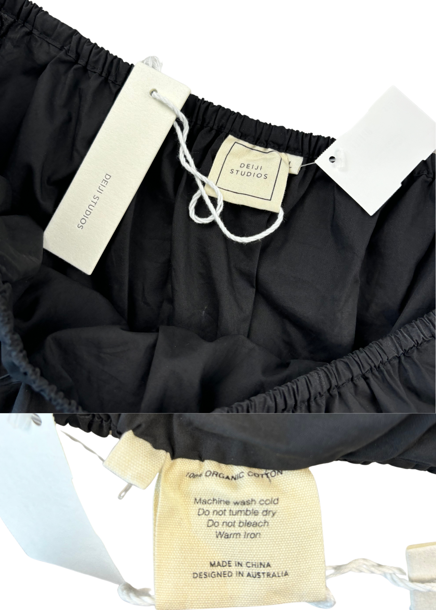 DEIJI STUDIOS (BNWT) Strapless Cotton Top