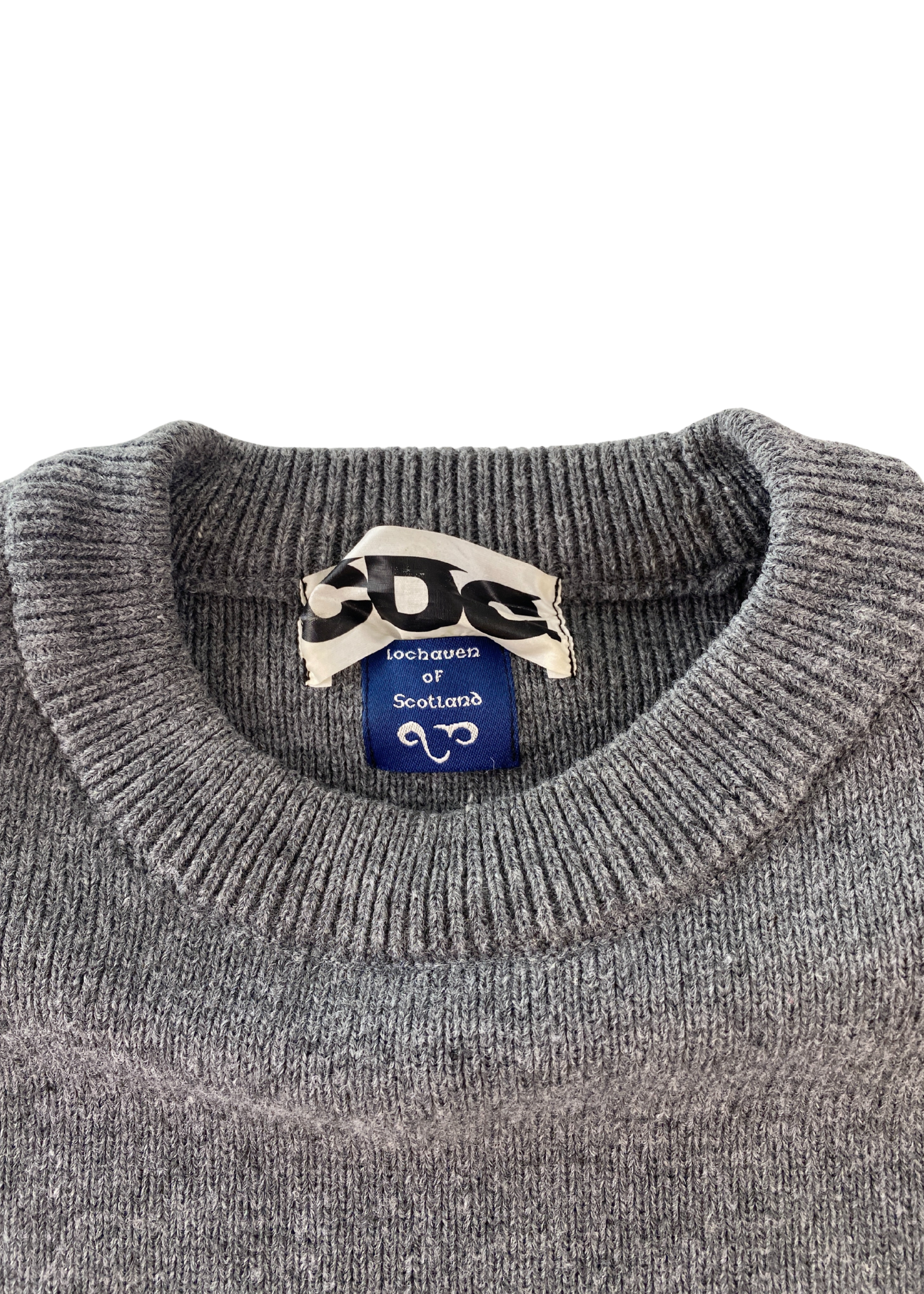 COMME DES GARCONS x LOCHAVEN OF SCOTLAND (AS IS) 2021 Logo Knit