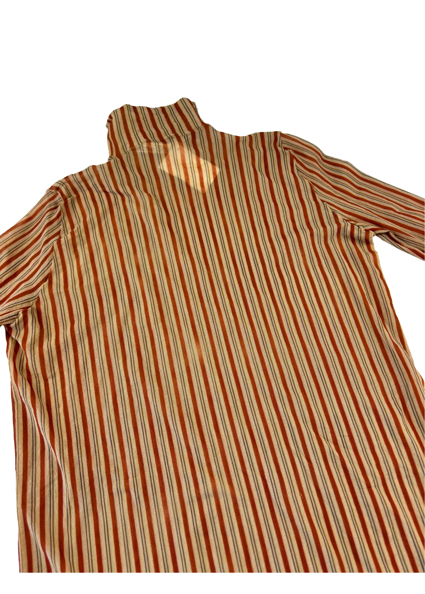 ACNE STUDIOS (AS IS) Stripe Second Skin Mesh Top