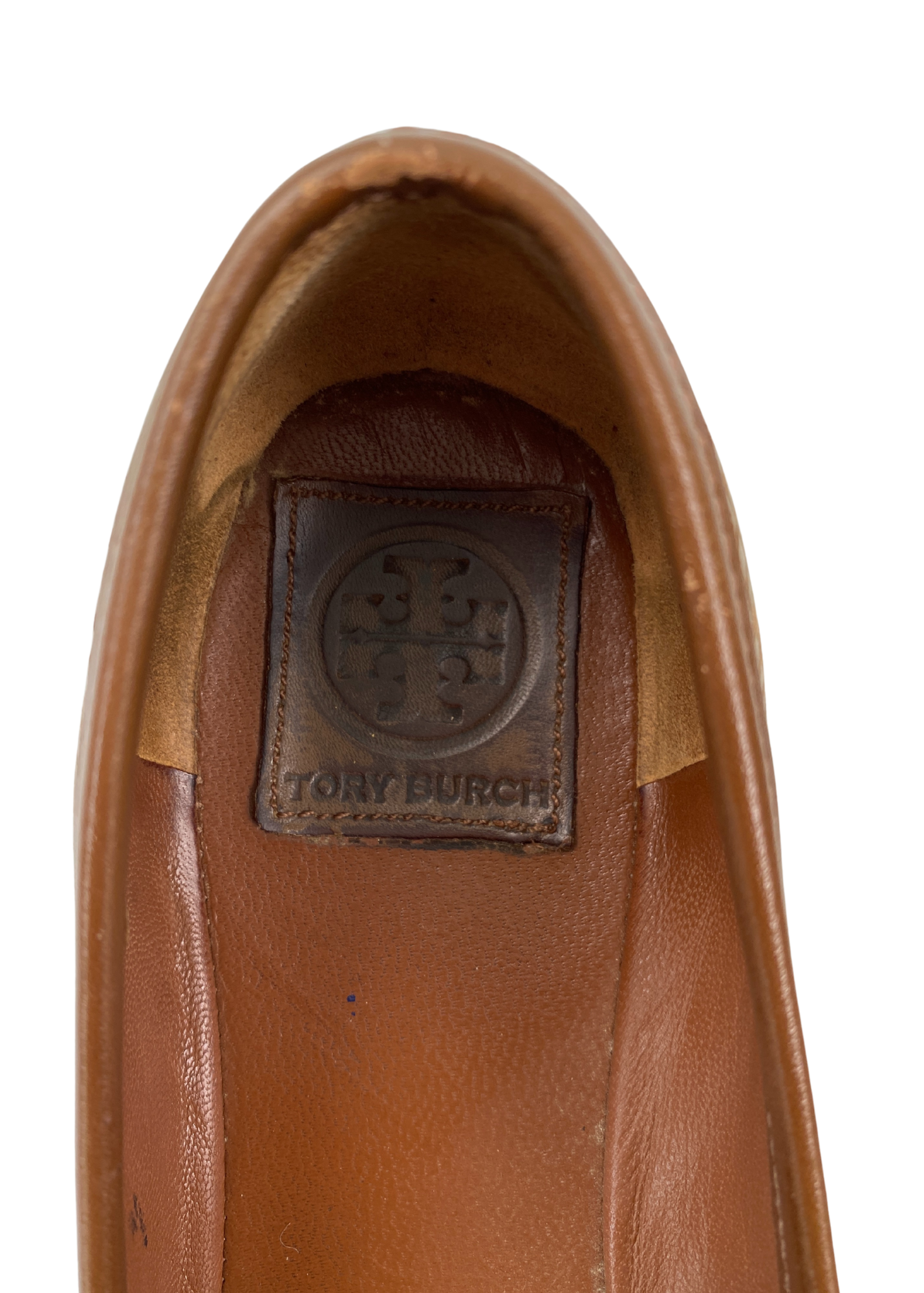 TORY BURCH (AS IS) Snake Print Gold Buckle Ballet Flat