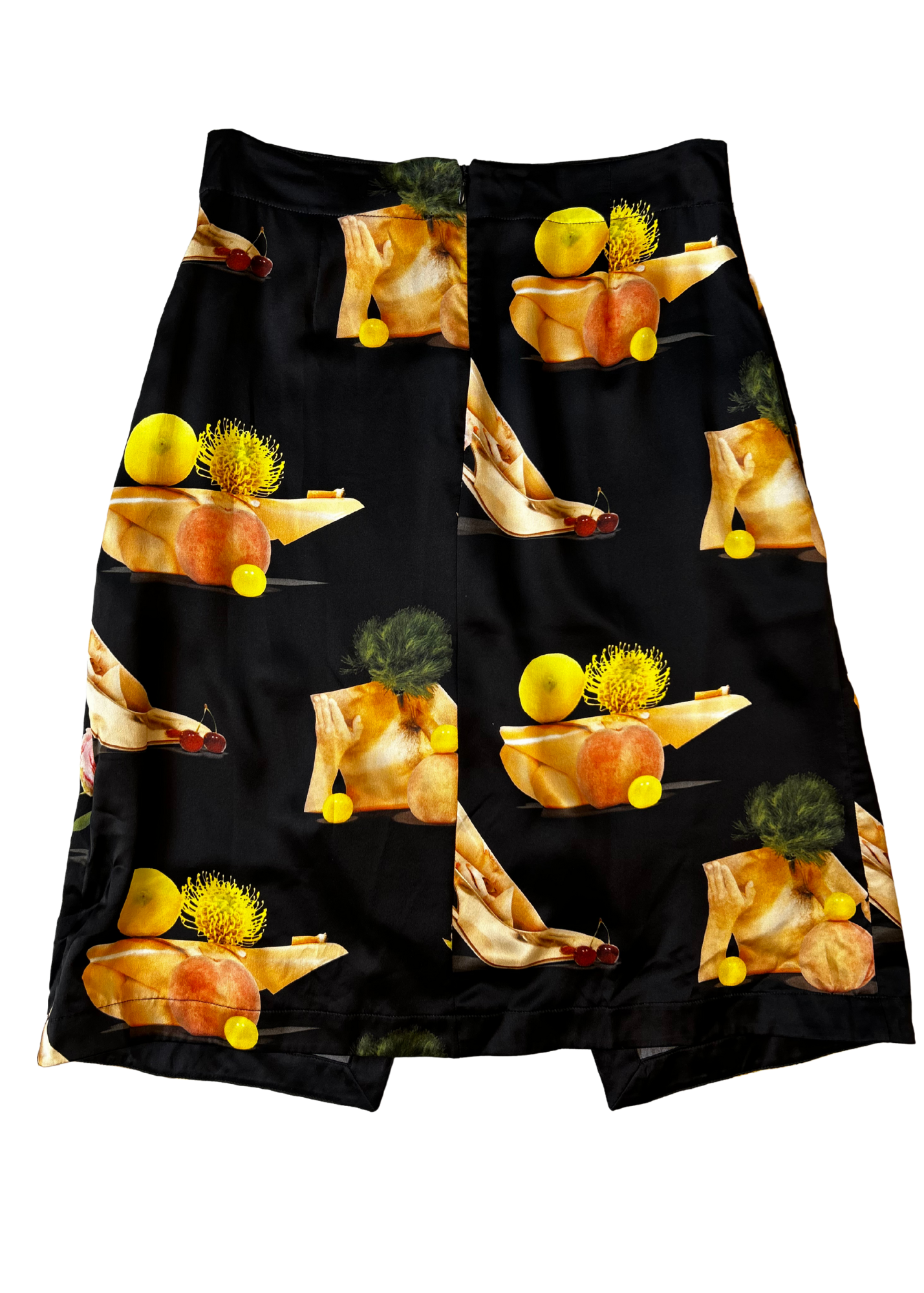 ACNE STUDIOS (BNWT) S/S15 Silk Fruit + Body Print Midi