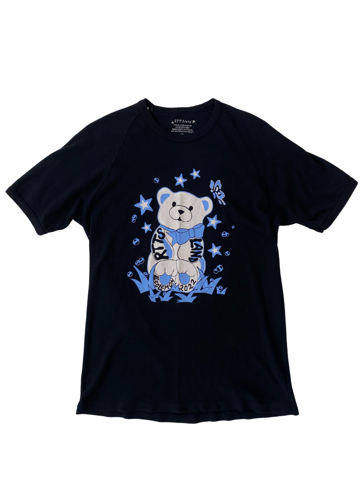 EGG LEMON X RTTS Teddy Bear Print Ringer T-Shirt