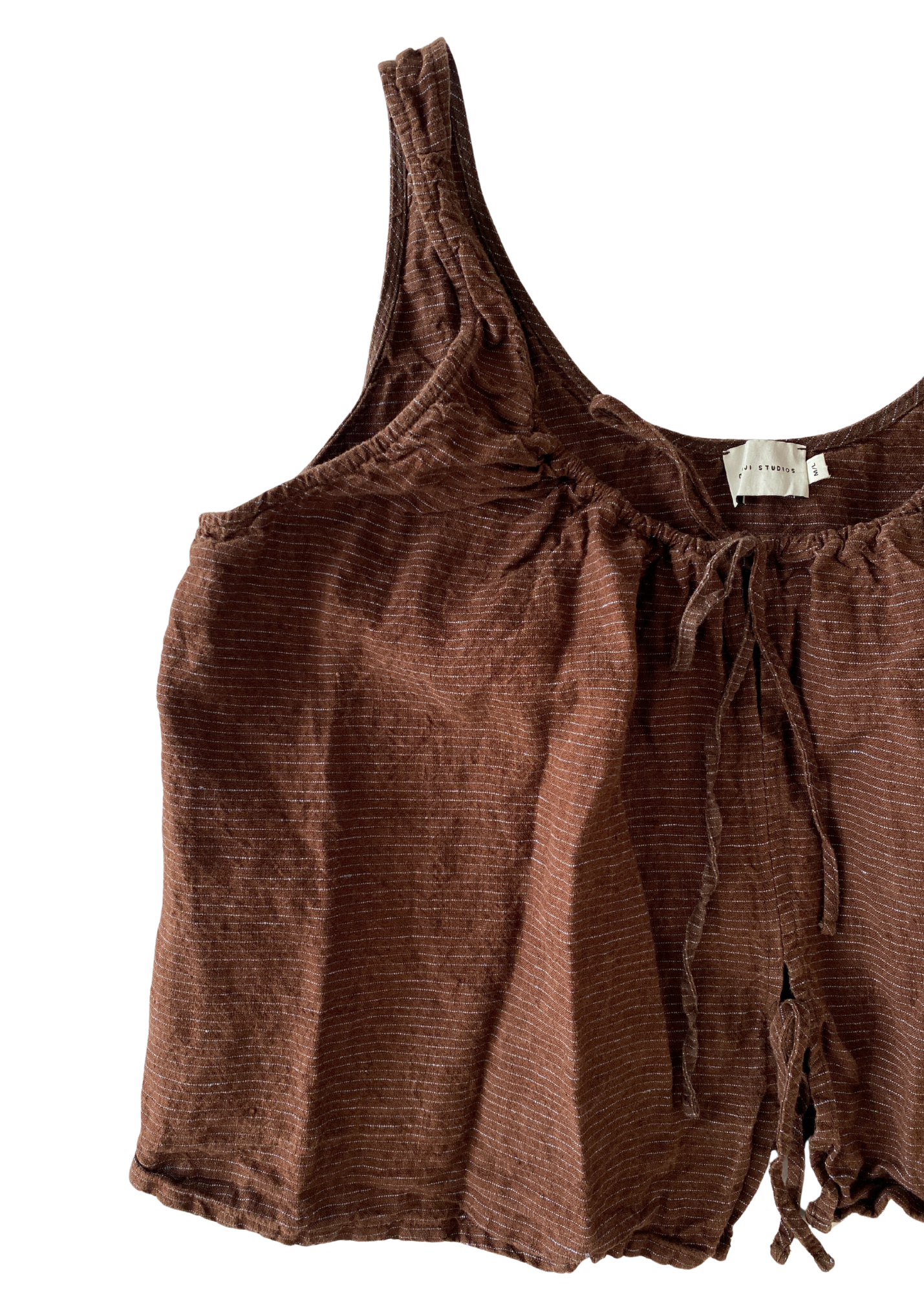 DEIJI STUDIOS Pin Stripe Linen Cami