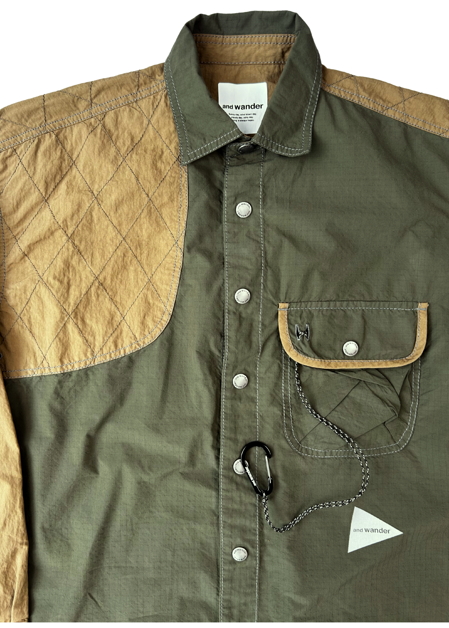 AND WANDER Cordura Tech Button Up