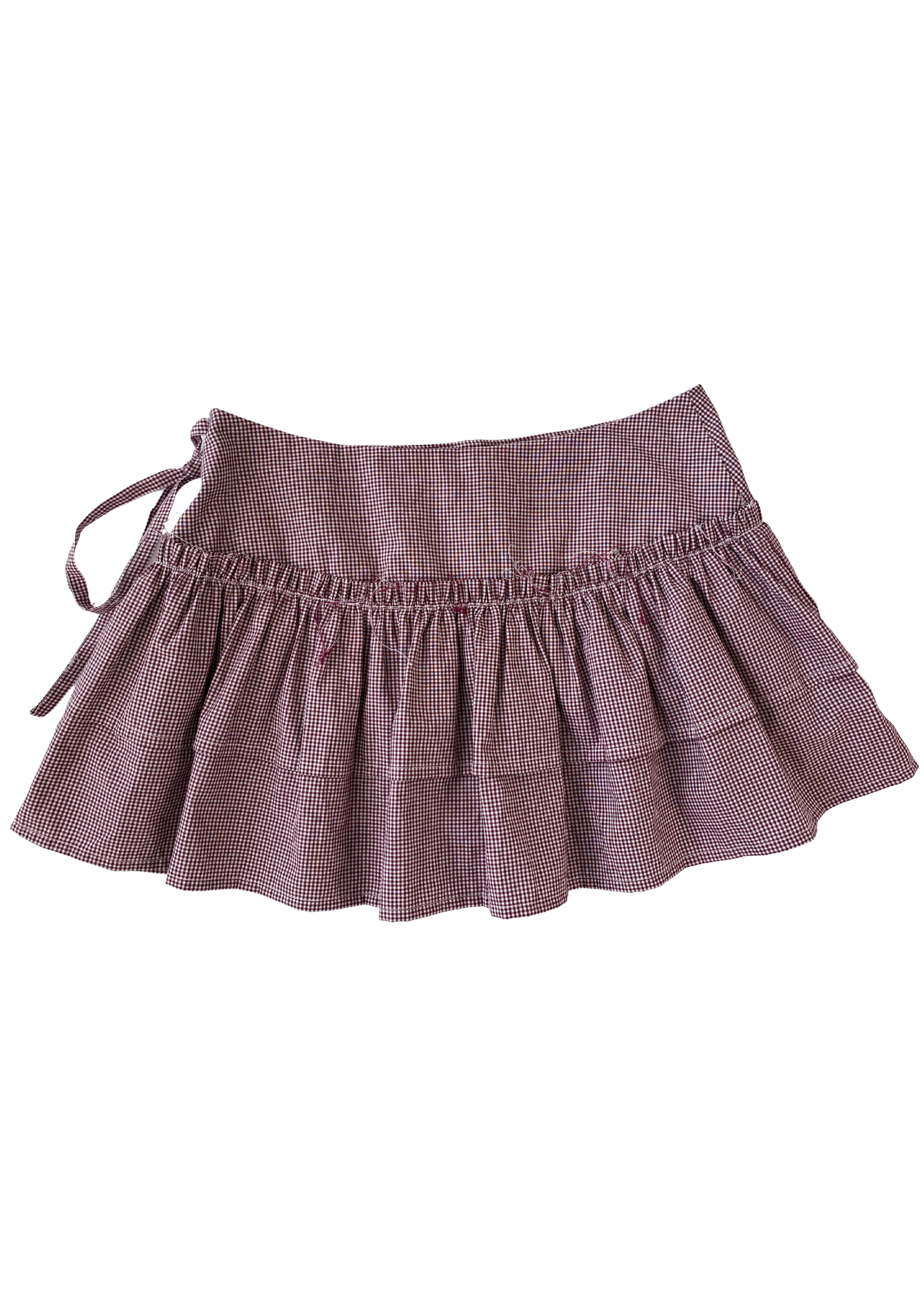 MODE MISCHIEF 'Costes' Gingham Mini Skirt