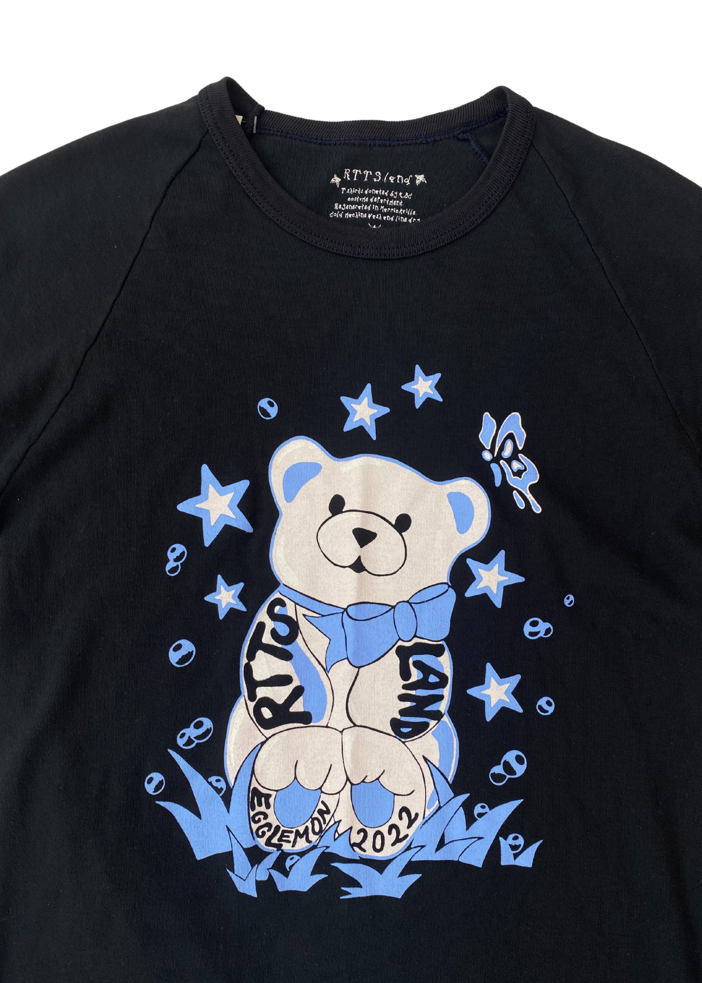 EGG LEMON X RTTS Teddy Bear Print Ringer T-Shirt