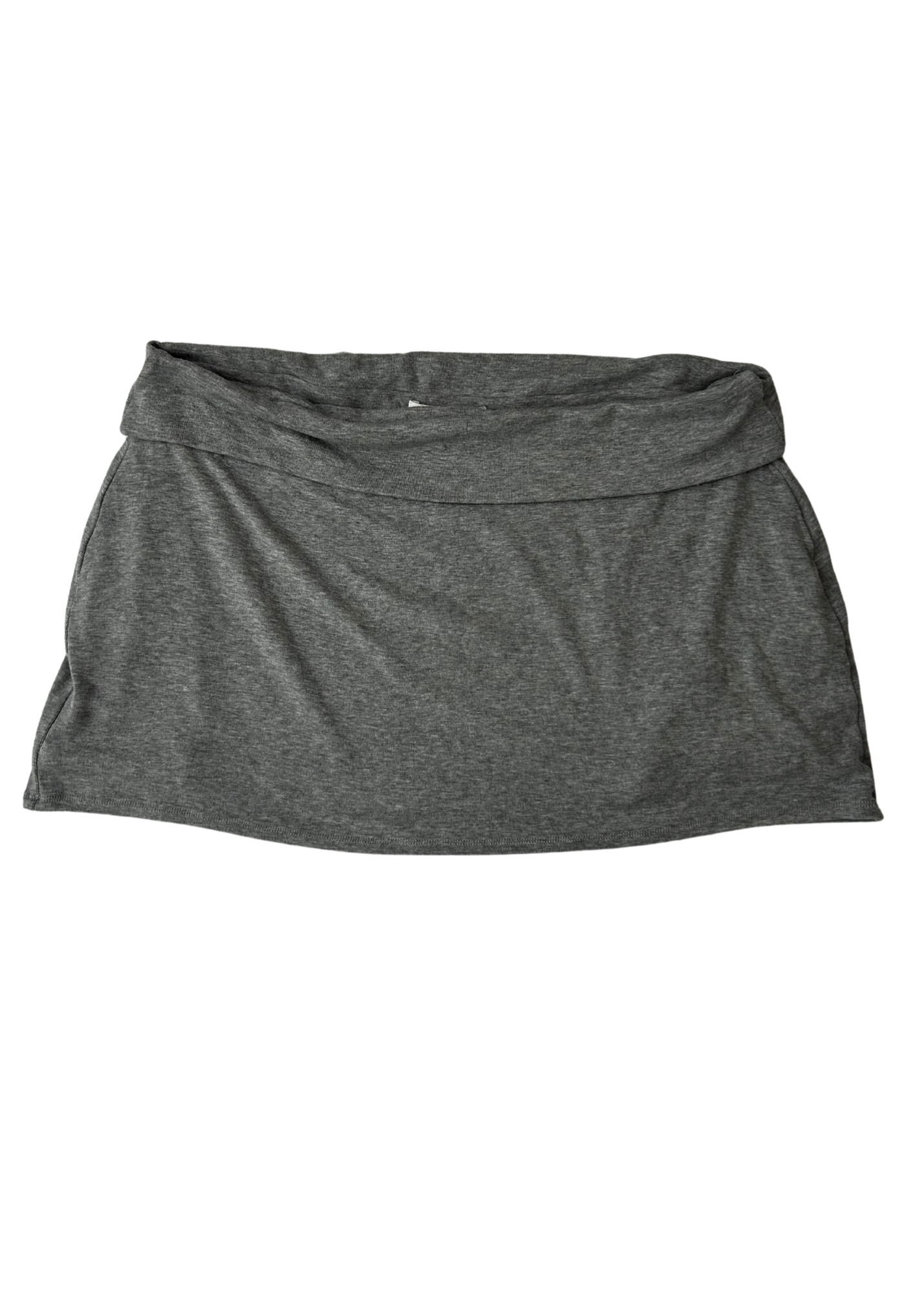 ONE MILE Jersey 'Sophia' Rolled Hem Mini Skirt