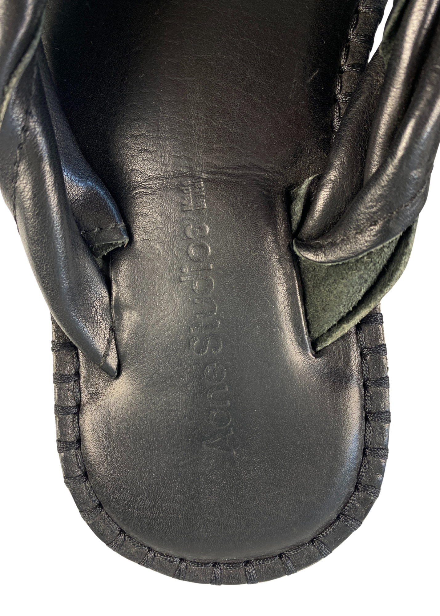 ACNE STUDIOS Braided Leather Flip Flops